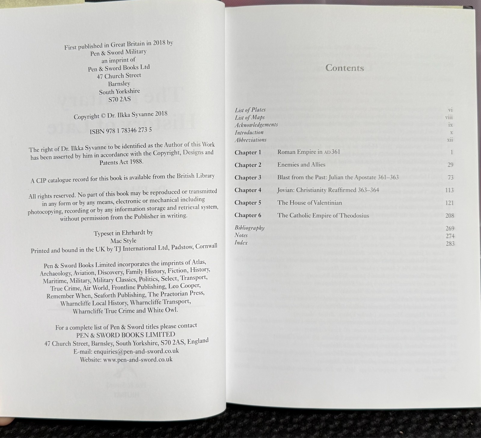 Military History of Late Rome 361–395 by Ilkka Syvanne