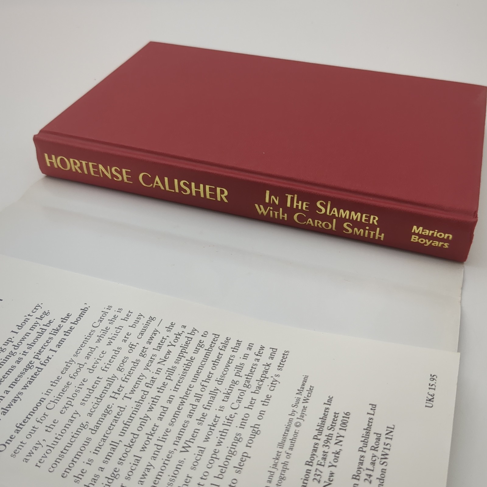 In The Slammer With Carol Smith Stories Hardcover Book Hortense Calisher 1997
