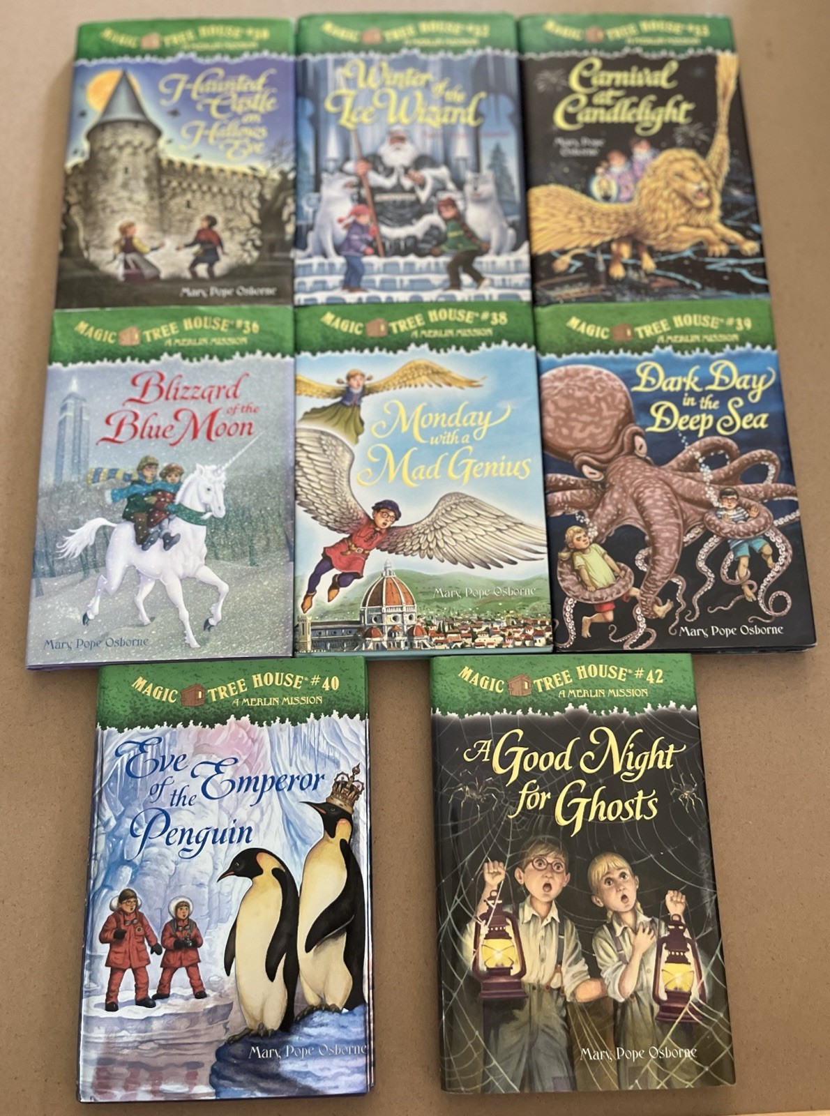 Magic Tree House 8 Hardback Books Mary Pope Osborne Kids Chapter Books Ages 6-9