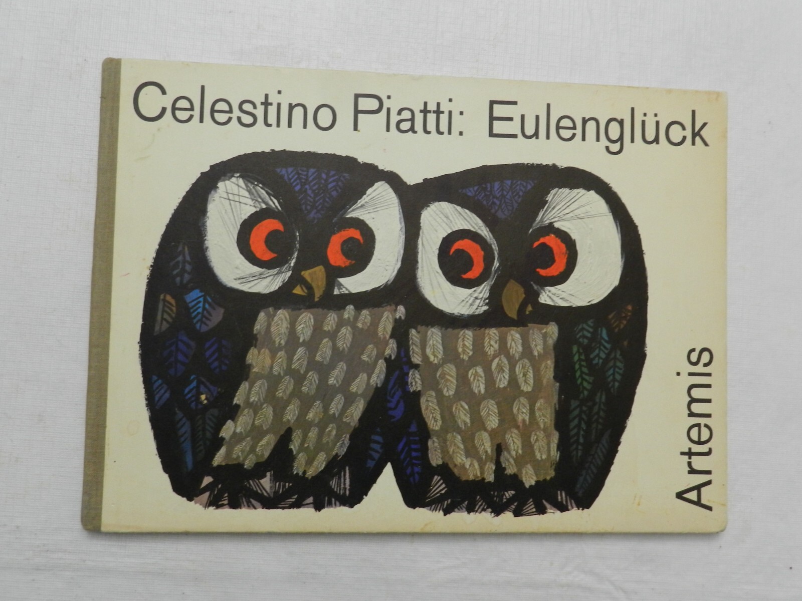 1963, Eulenglück (Happy Owls) by Celestino Piatti, HB GERMAN CHILDREN’S, ILLUSTR