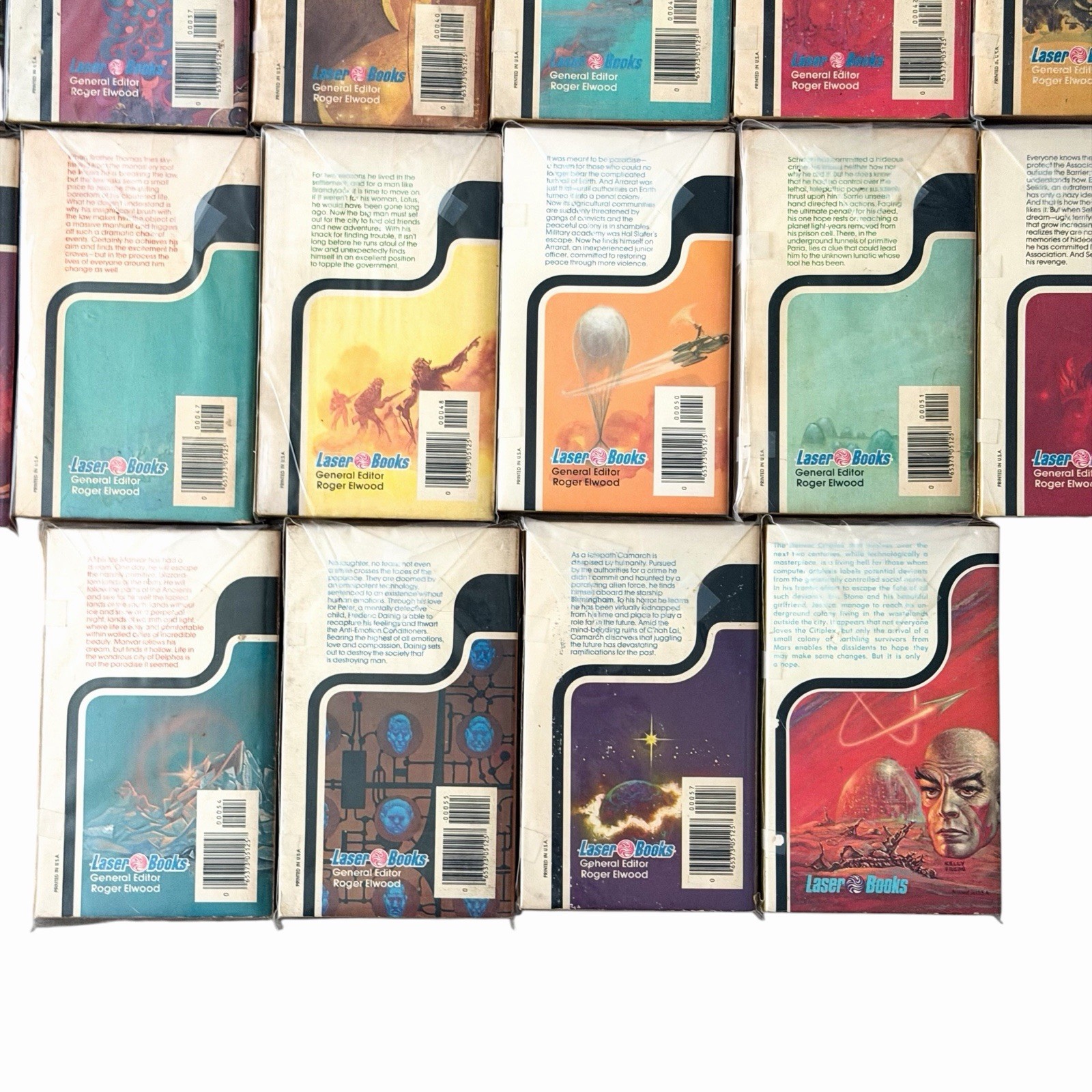 Vintage Laser Books Lot of 44 Science Fiction Sci-Fi Paperbacks 1970s