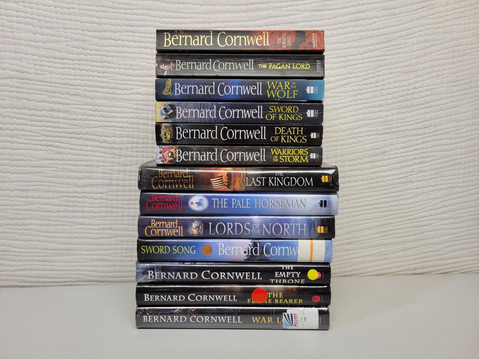 Lot of 13 The Last Kingdom Series Saxon Books by Bernard Cornwell PB/HC L2