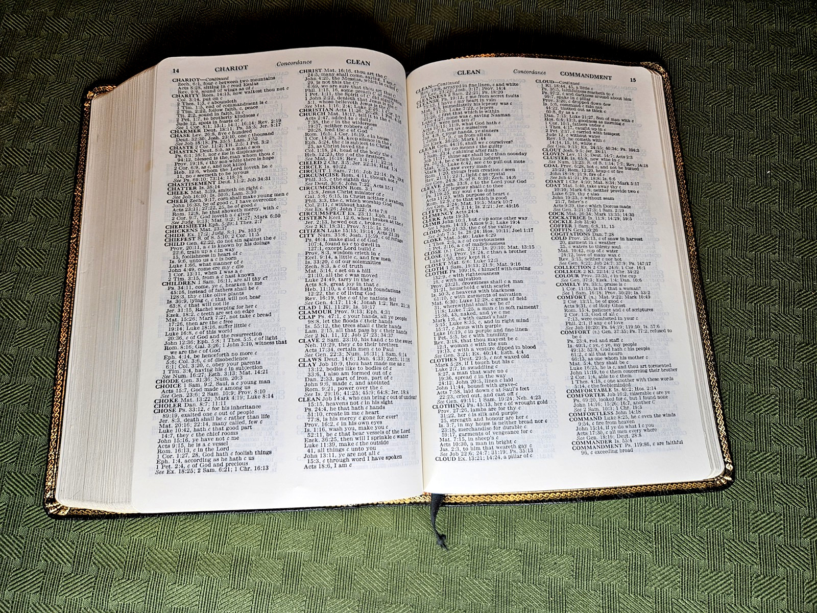KJV – LARGE Print Reference Holy Bible, Black Genuine Leather, World 956C