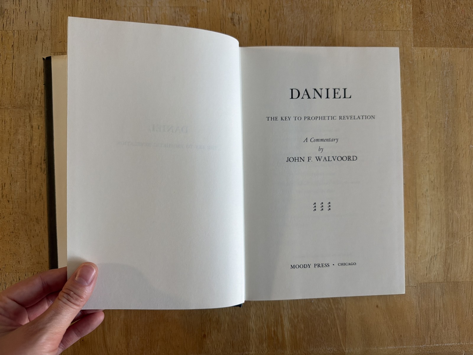 Daniel, The Key to Prophetic Revelation. Commentary by John F. Walvoord, 1979