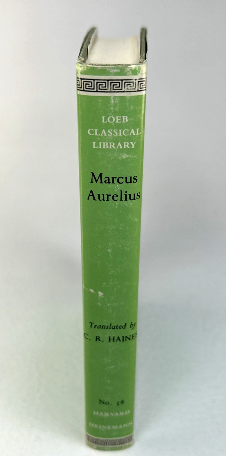 Marcus Aurelius Loeb Classical Library Hardcover Book Dust Jacket 1987 Edition