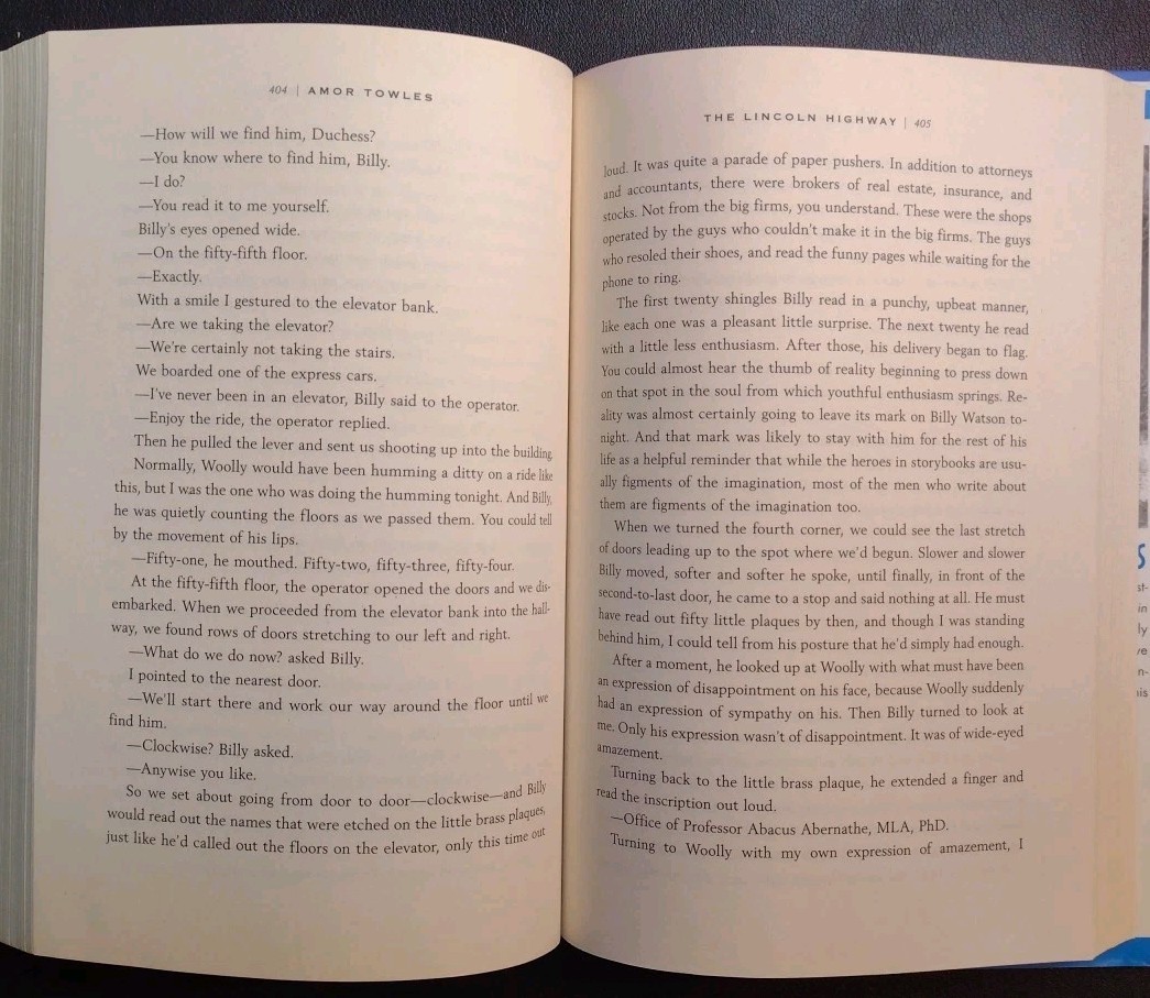 The Lincoln Highway by Amor Towles