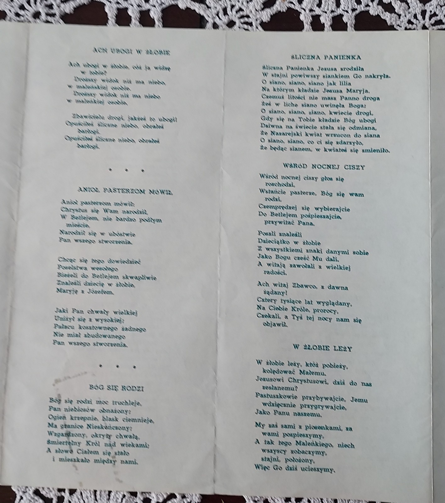 Vtg Wesotych Swiat Merry Christmas Phamphlet Book Songs Polish National Alliance