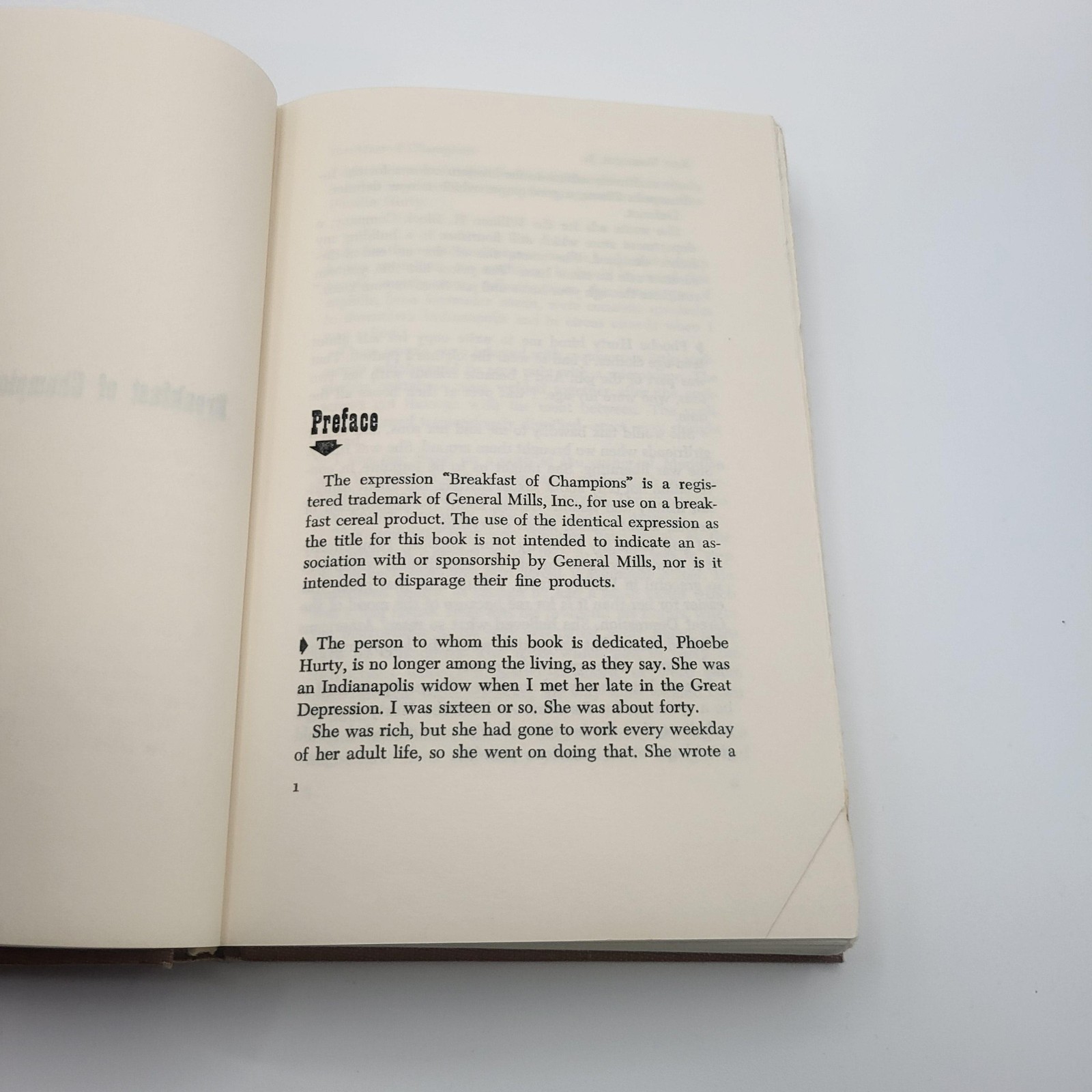 Vintage 1973 Breakfast Of Champions Kurt Vonnegut Jr HC Illustrated Novel