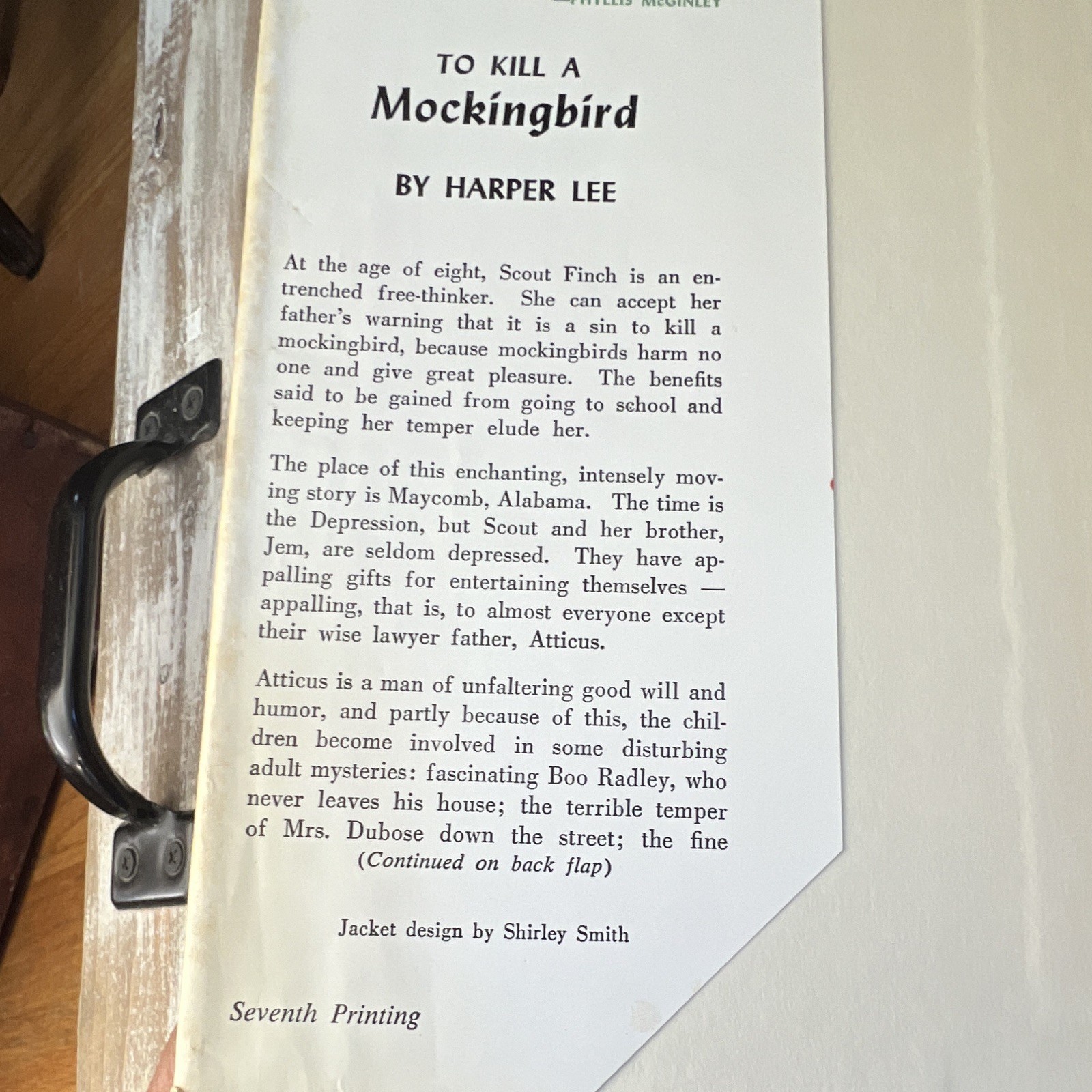 Harper Lee To Kill a Mockingbird Hardcover Dust Jacket 1960 Lippincott