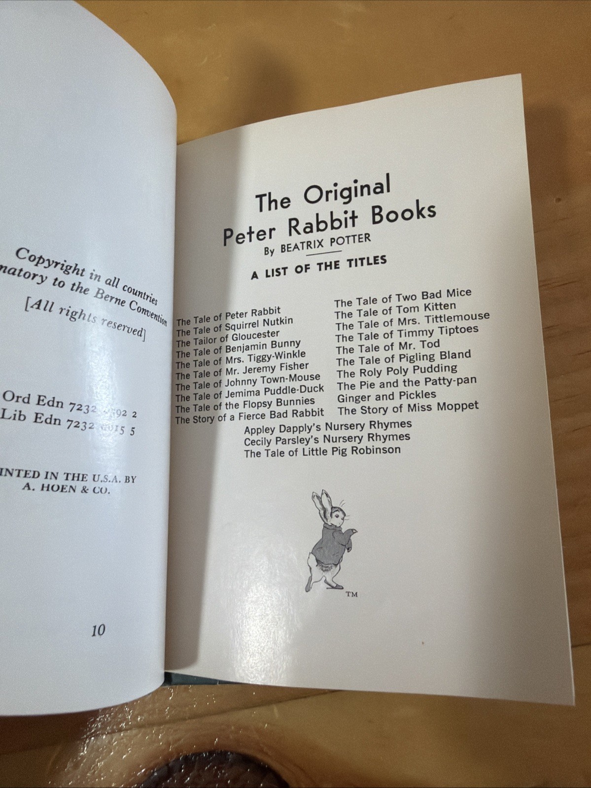 c.1902-1917, THE TALE OF PETER RABBIT, by BEATRIX POTTER, F. WARNE & CO, CLASSIC