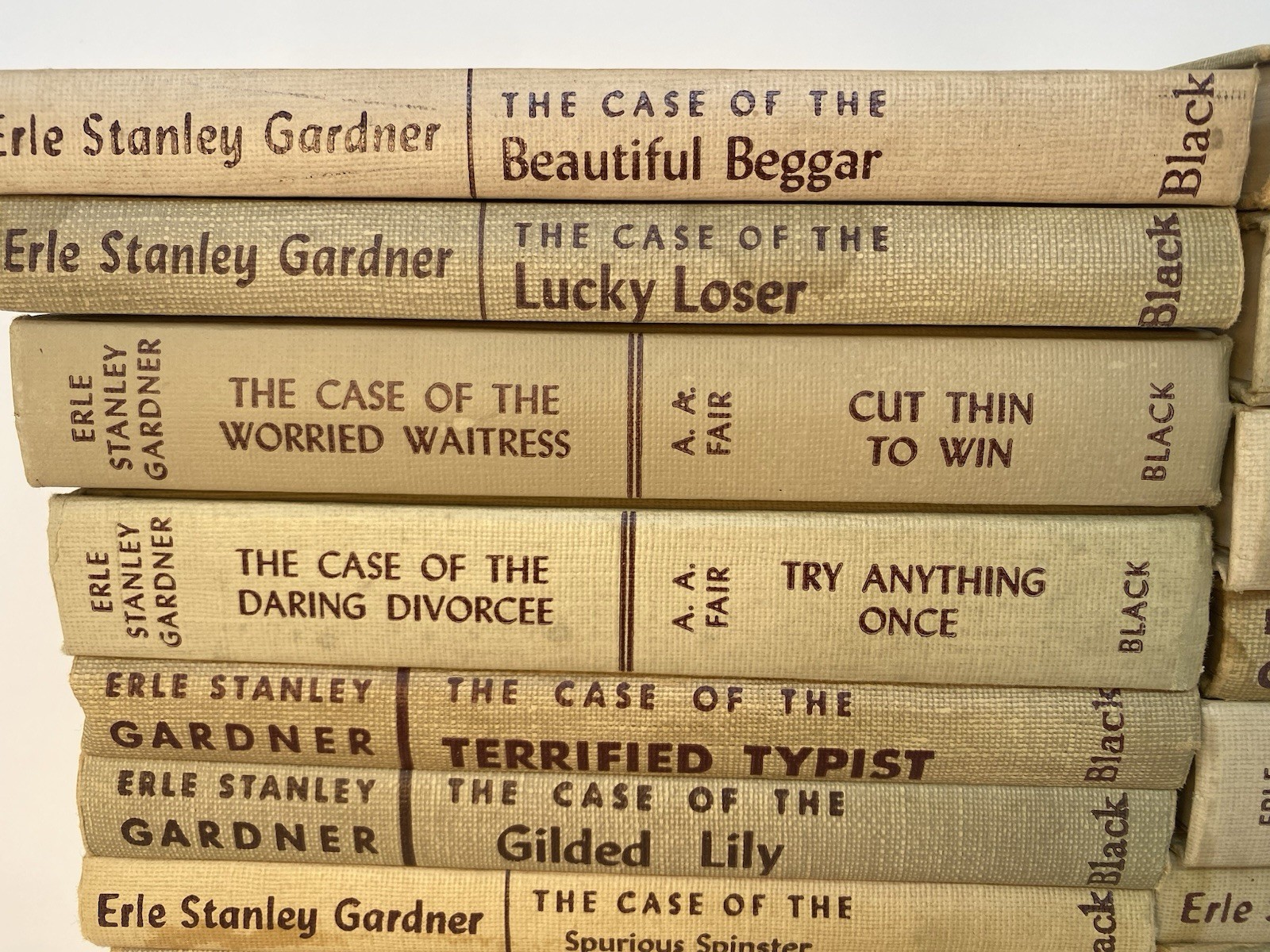 Perry Mason Erle Stanley Gardner Mystery Lot of 25 Hardcovers 1950s 1960s