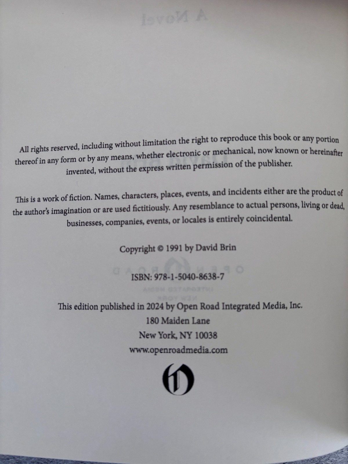 Earth by David Brin – Open Road Media – Large Trade Paperback (9 in) | Brand New