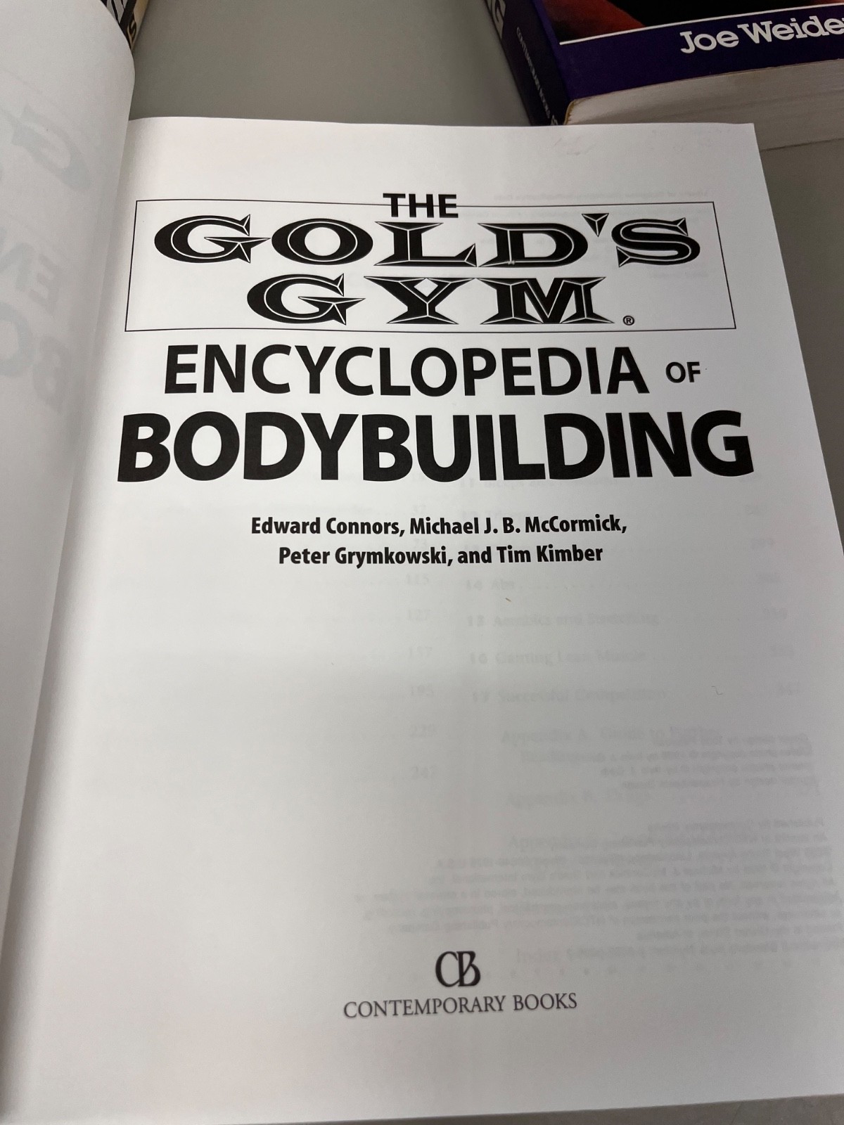 Bodybuilding Books Lot of 4 (See Photos for Titles) 1 Hardcover