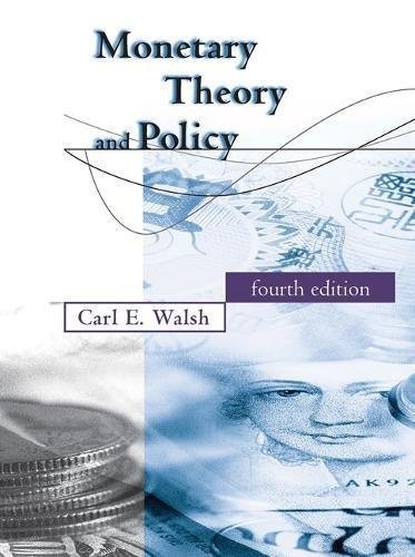 MONETARY THEORY AND POLICY (MIT PRESS) By Carl E. Walsh – Hardcover *BRAND NEW*