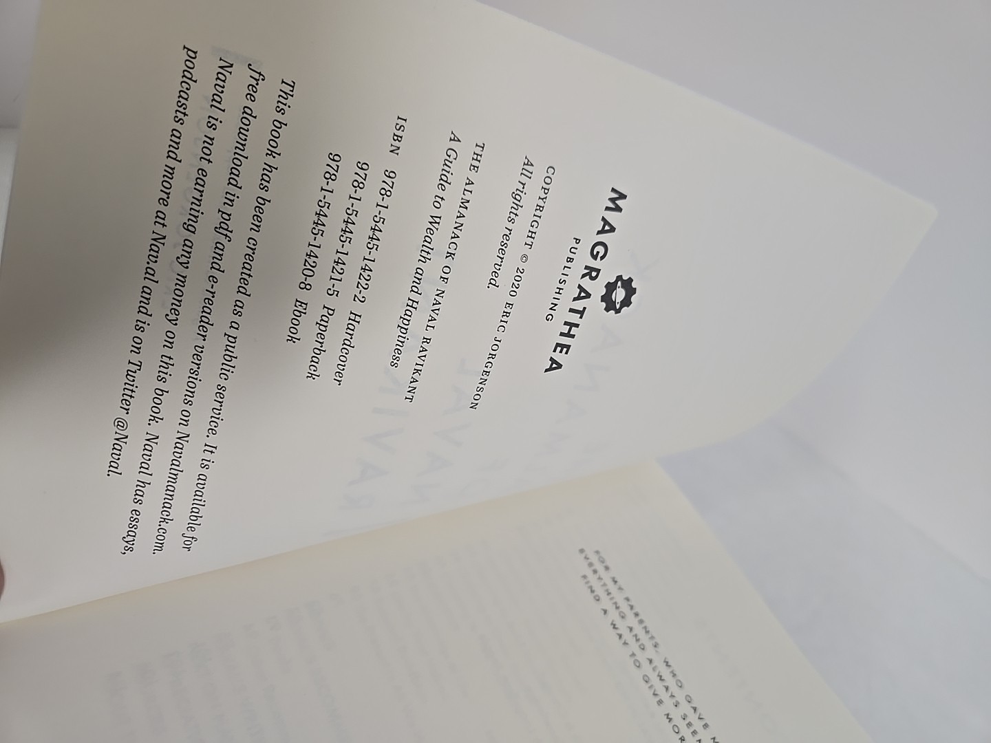 The Almanack of Naval Ravikant: by Eric Jorgenson, Wealth Philosophy – Good