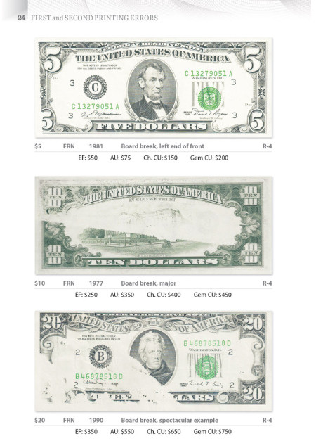 NEW – United States Paper Money Errors: 5th Edition