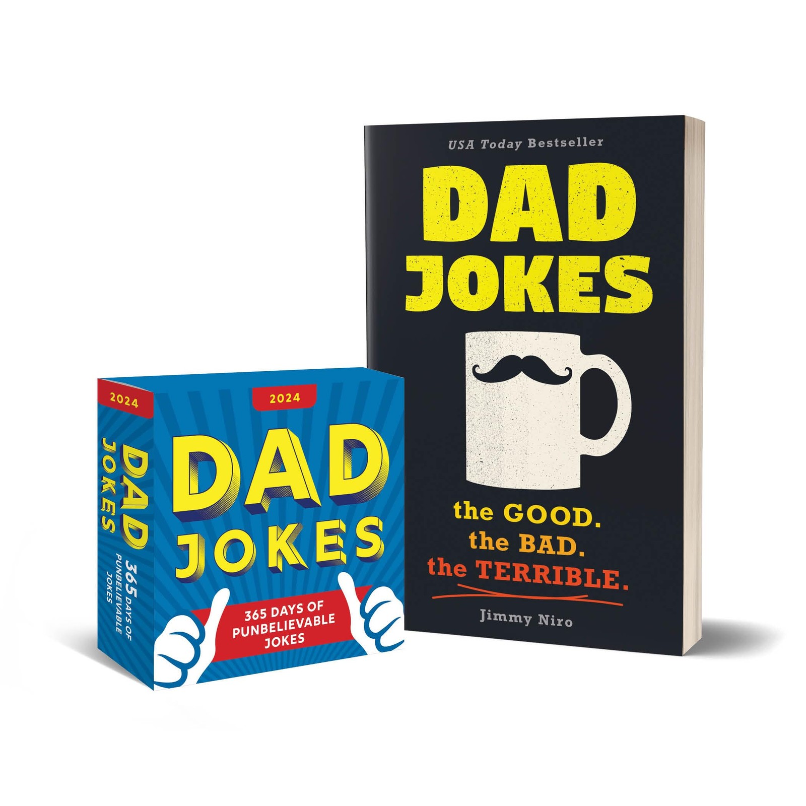 Dad Jokes 2024 Boxed Calendar and Book Gift Set: 950+ Punderful Jokes (Humor…