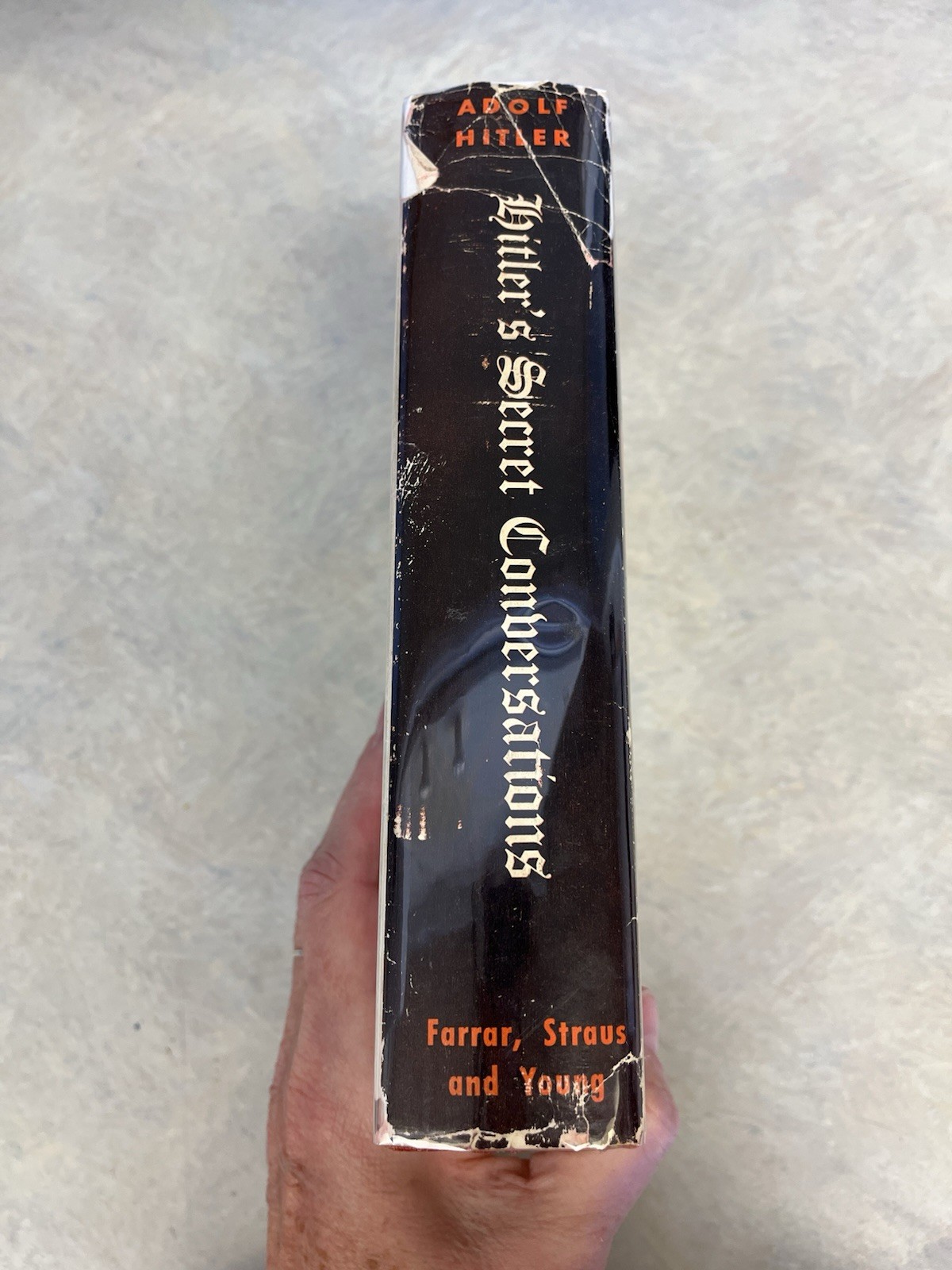 Hitler’s Secret Conversations/Farrar-Straus-Young/Hardcover/Dust Cover