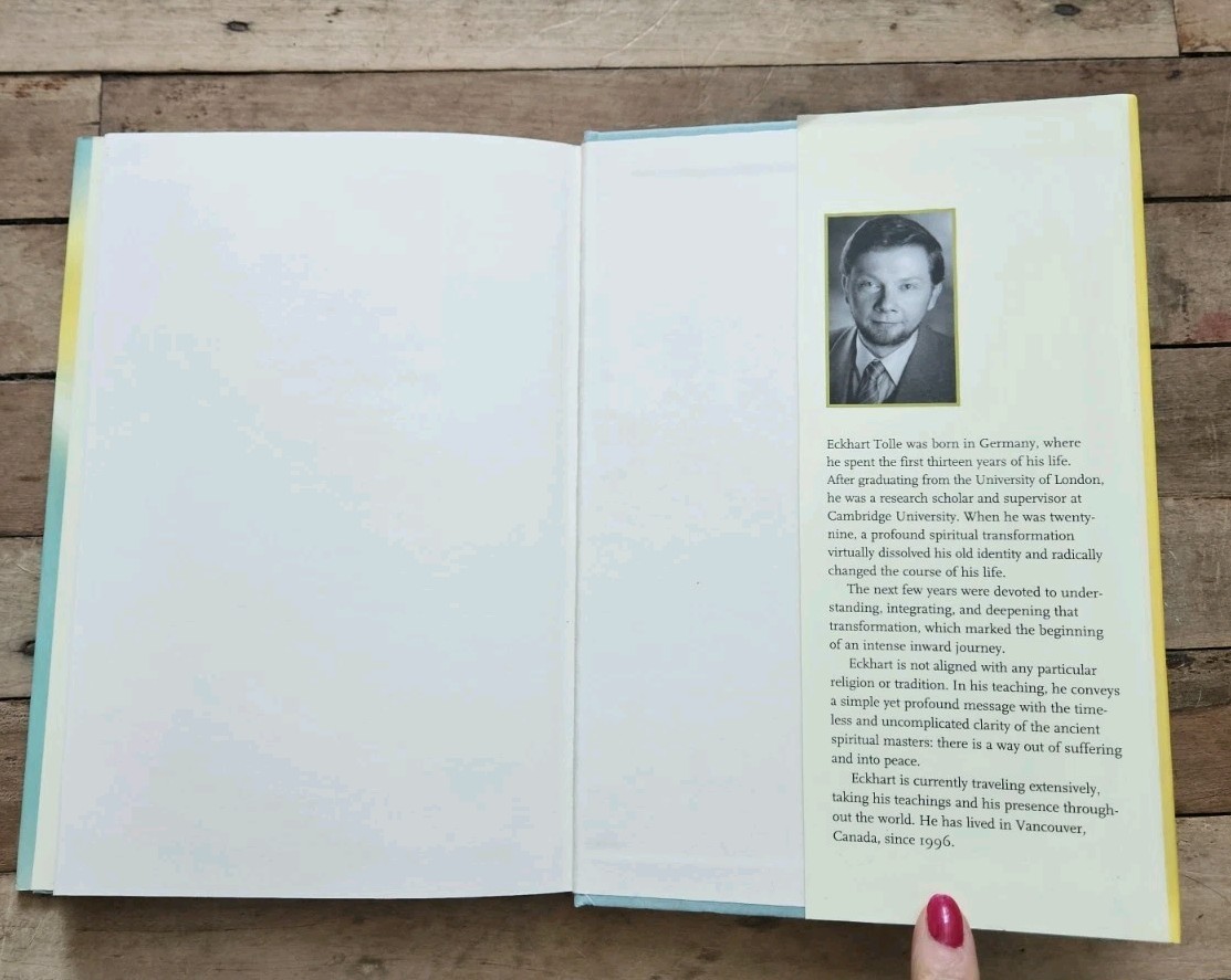 1st Edition : The Power of Now by Eckhart Tolle Spirituality Self-Help HC Book