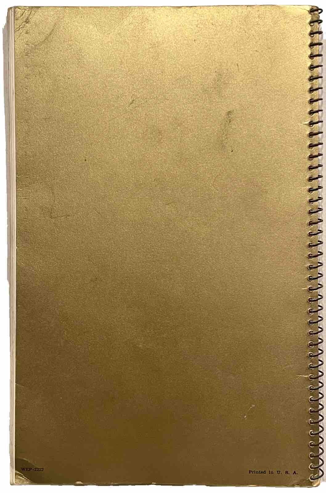 1930s 1940s WESTINGHOUSE ELECTRIC RANGE COOKBOOK and INSTRUCTIONS BOOK 124 PAGES