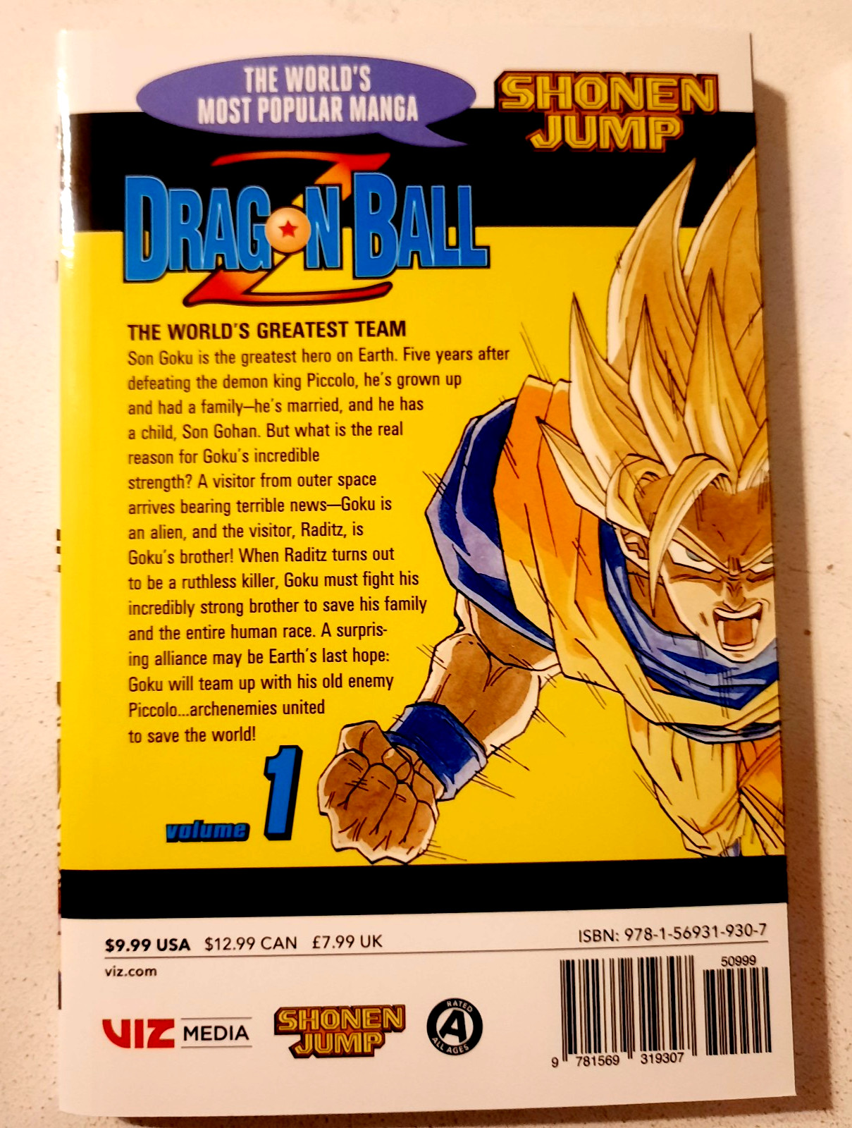 Dragon Ball Z, Volume 1, 2 & 3 Akira Toriyama Shonen Jump Manga Paperbacks