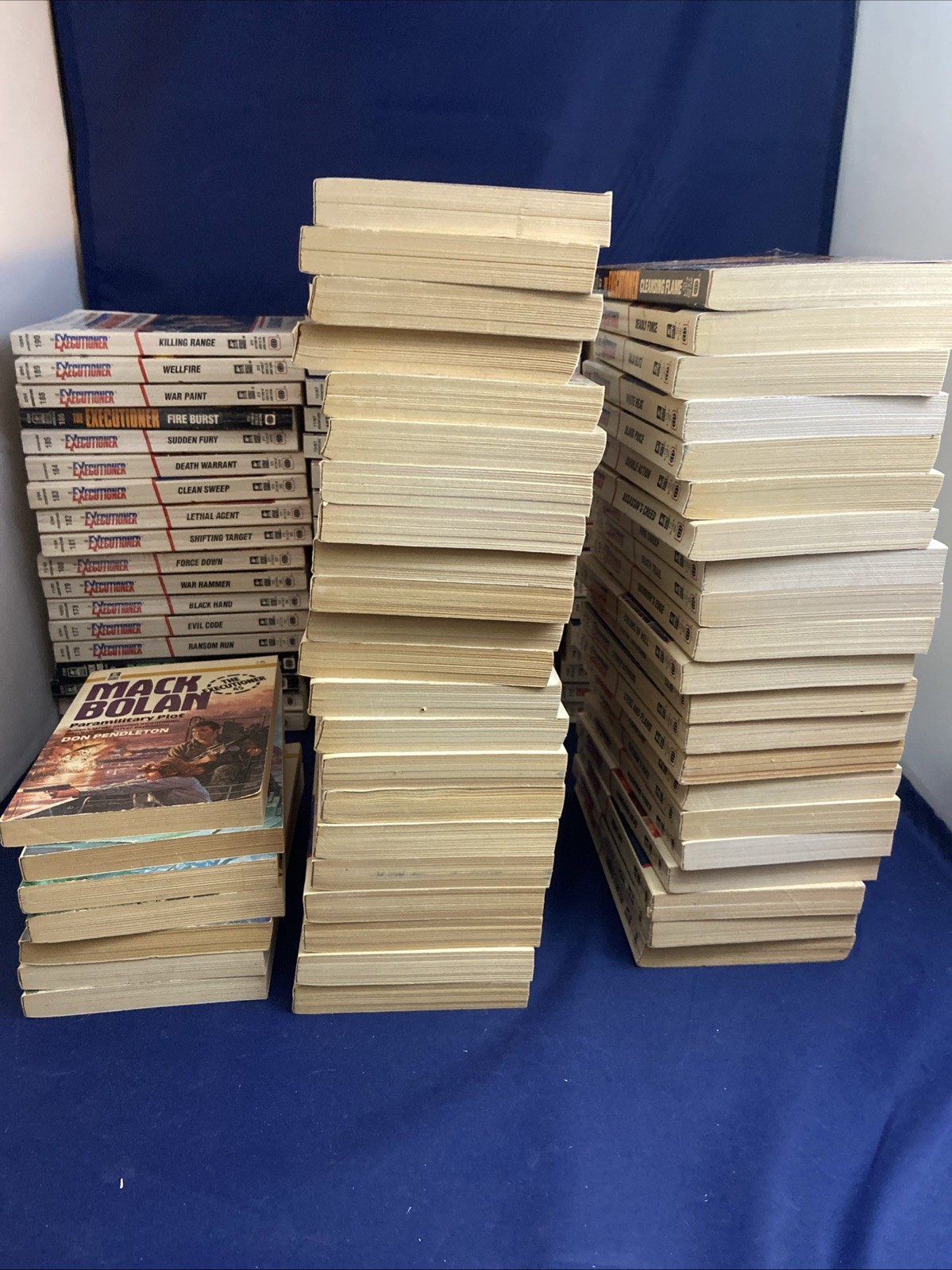 Don Pendleton’s MACK BOLAN The Executioner NO DUPES PB Book Lot of 101 Ex Cond!