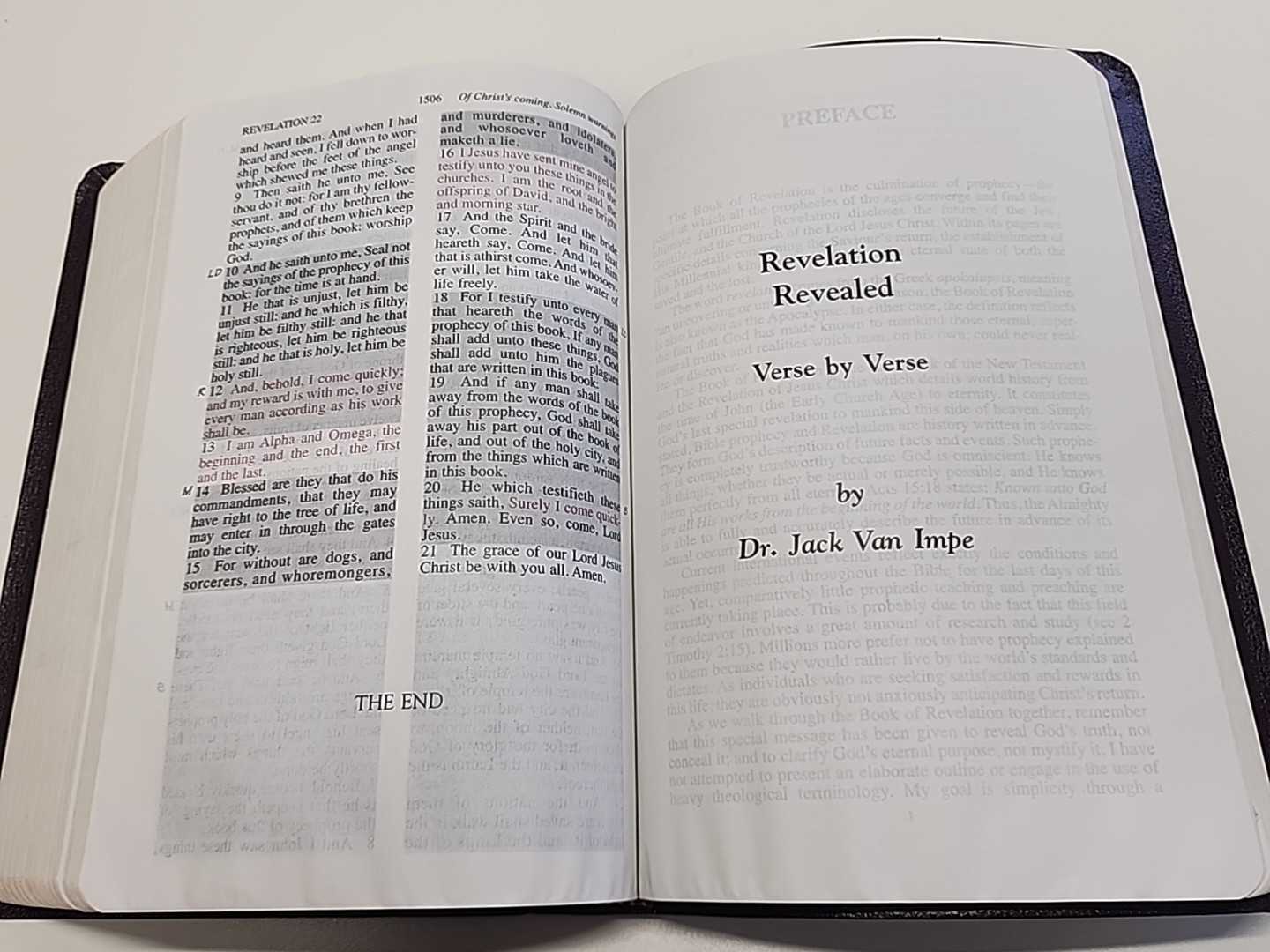 The Jack Van Impe PROPHECY BIBLE ~ Red Letter ~ Limited Special Edition KJV