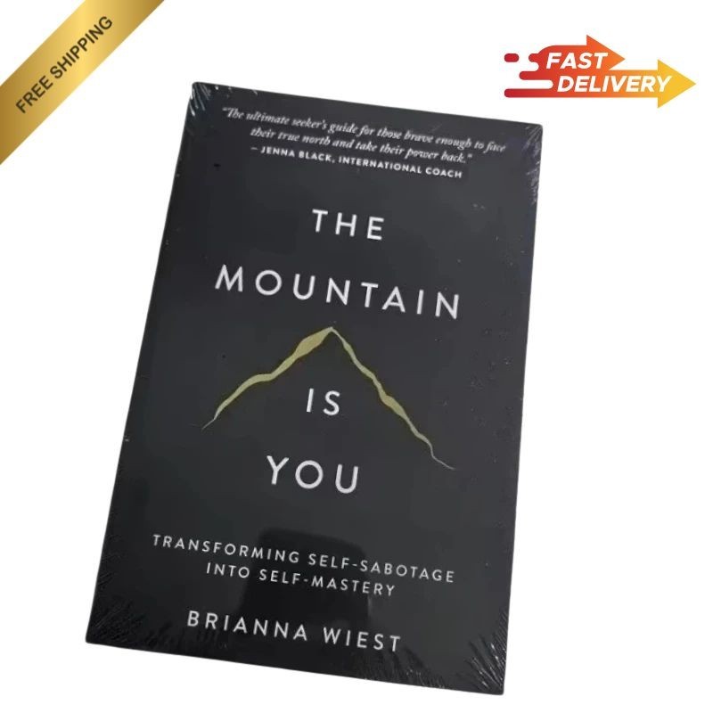 The Mountain is you by Brianna Wiest Self-Sabotage Into Self-Master Book in USA