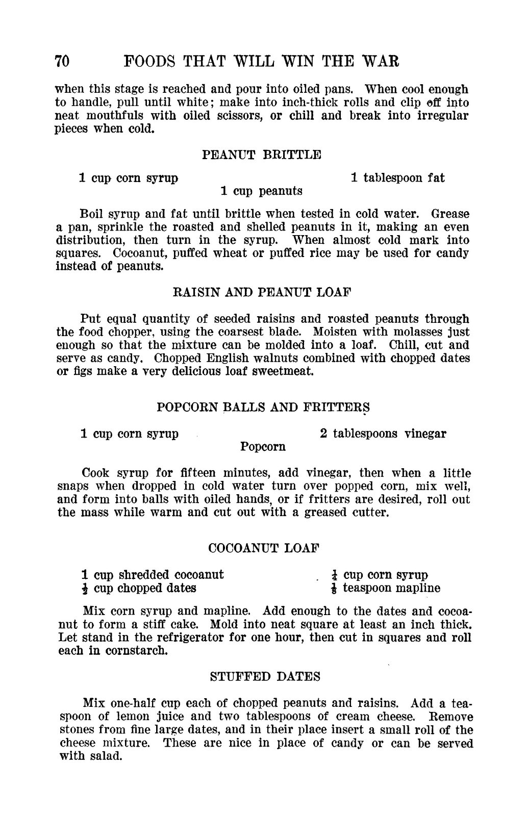 1918 Foods That Will Win The War And How To Cook Them Cook Book 123 Pages