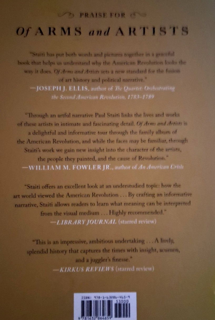 Of Arms and Artists by Paul Staiti (American Revolution Thru Painters‘ Eyes)