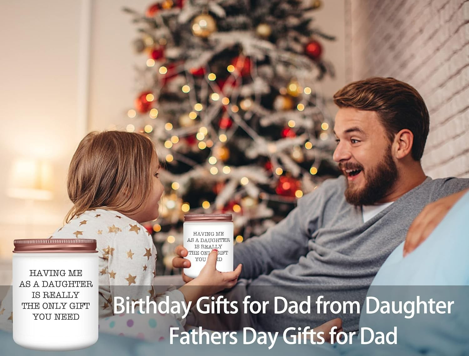 Thoughtful Gifts for Mom & Dad – 9 oz Lavender Candle with Funny Message