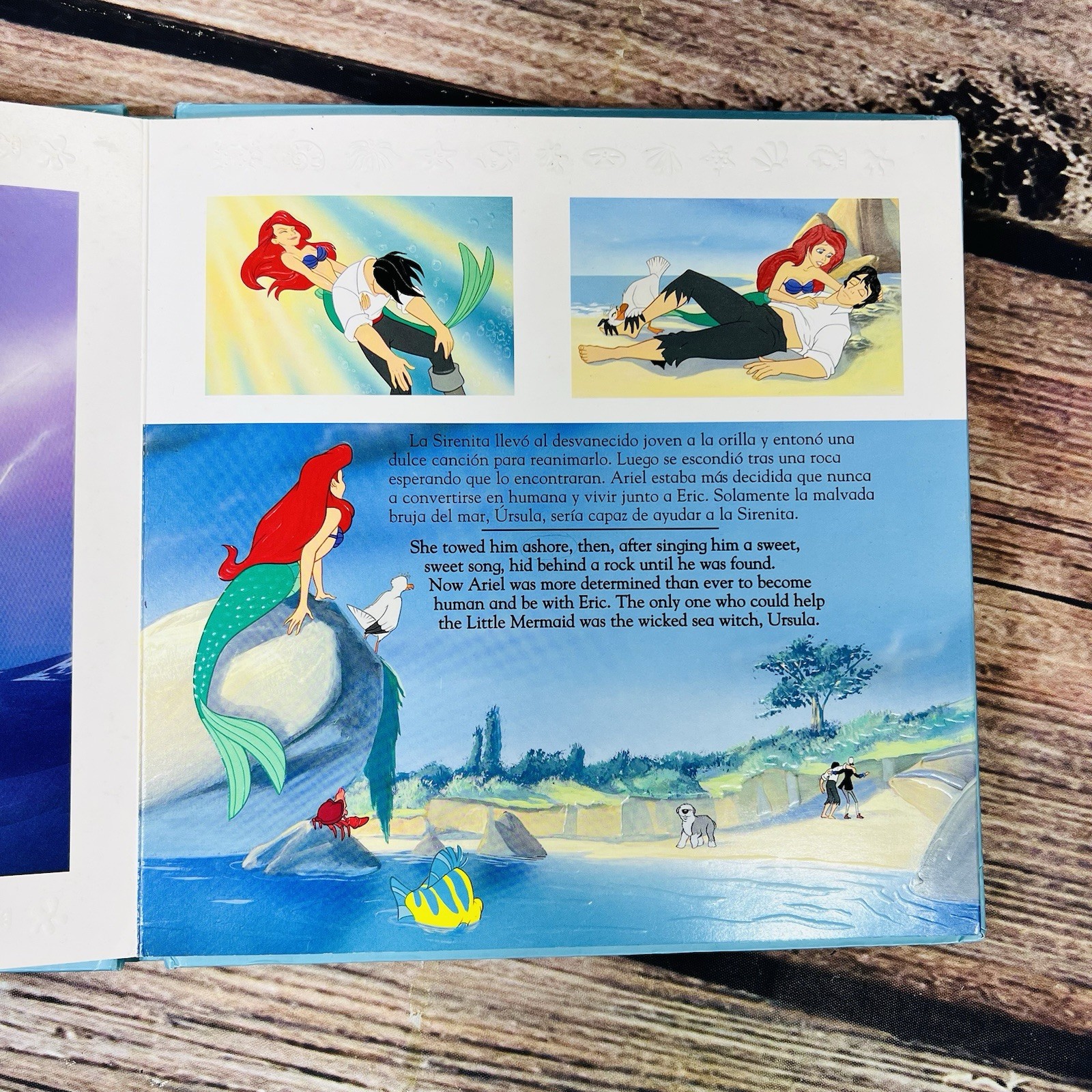 La Sirenita / The Little Mermaid (Libro de Disney en Español & English