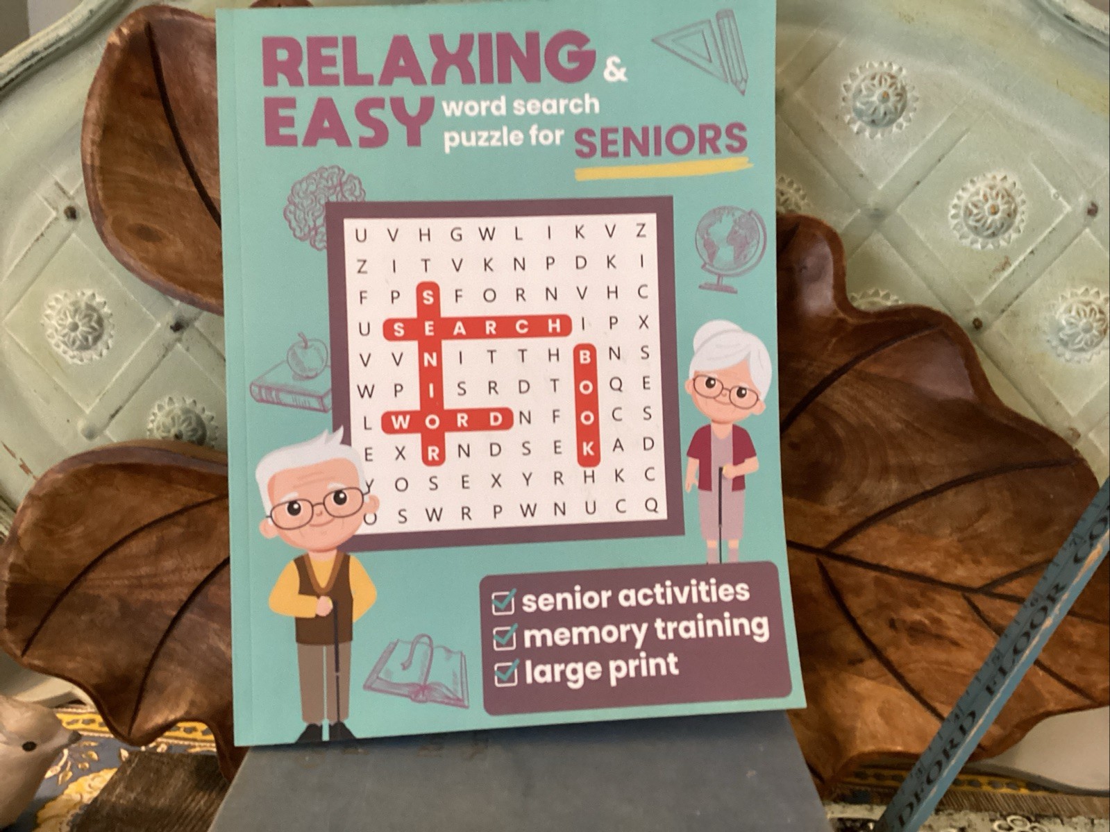 relaxing and easy word search for seniors Large Print Memory Care 50 Puzzles