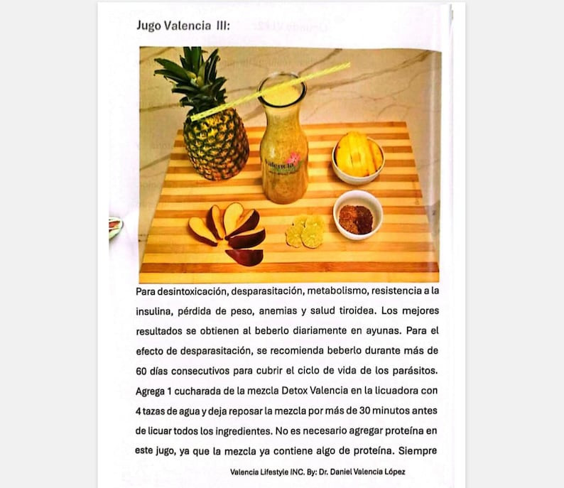 Dr Valencia Diet Libro 2 | Complete Spanish Diet Guide |Paperback book