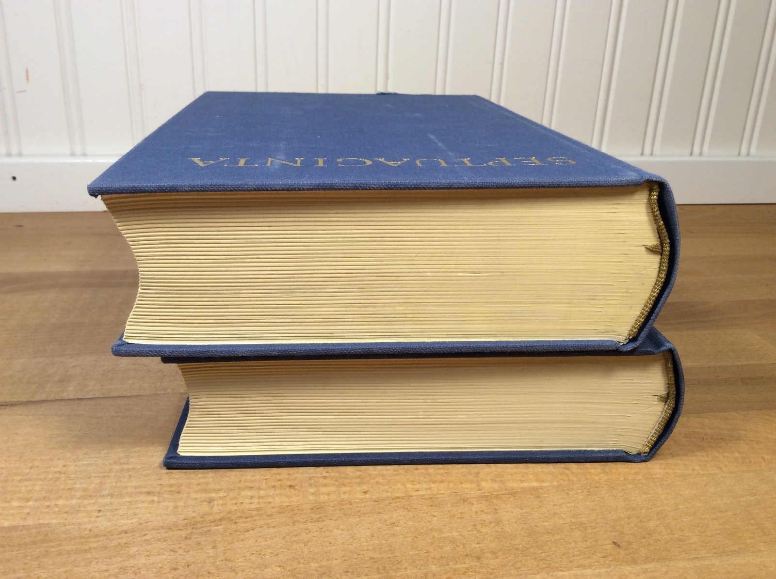 SEPTUAGINTA Volumes 1 and 2, Alfred Rahlfs Vintage 1971 Hardcovers
