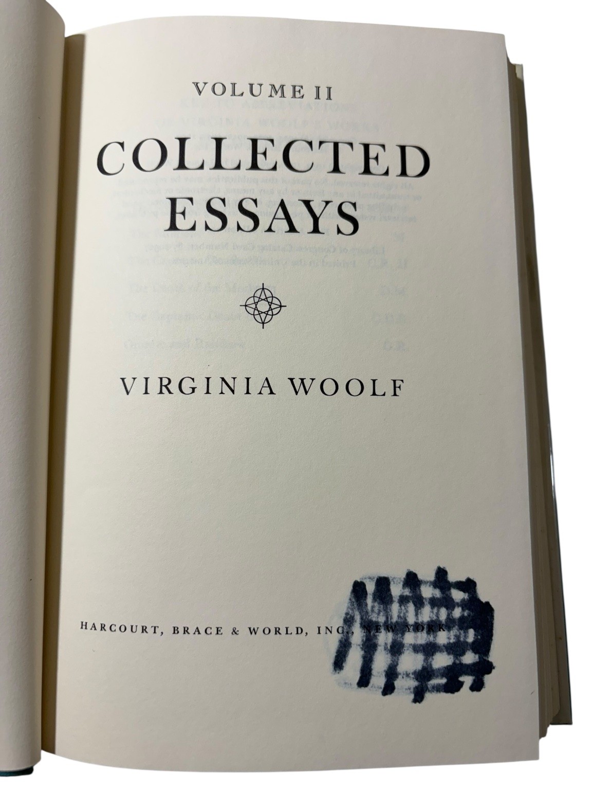 Collected Essays Virginia Woolf 1967 First American Edition Harcourt 4 Vols