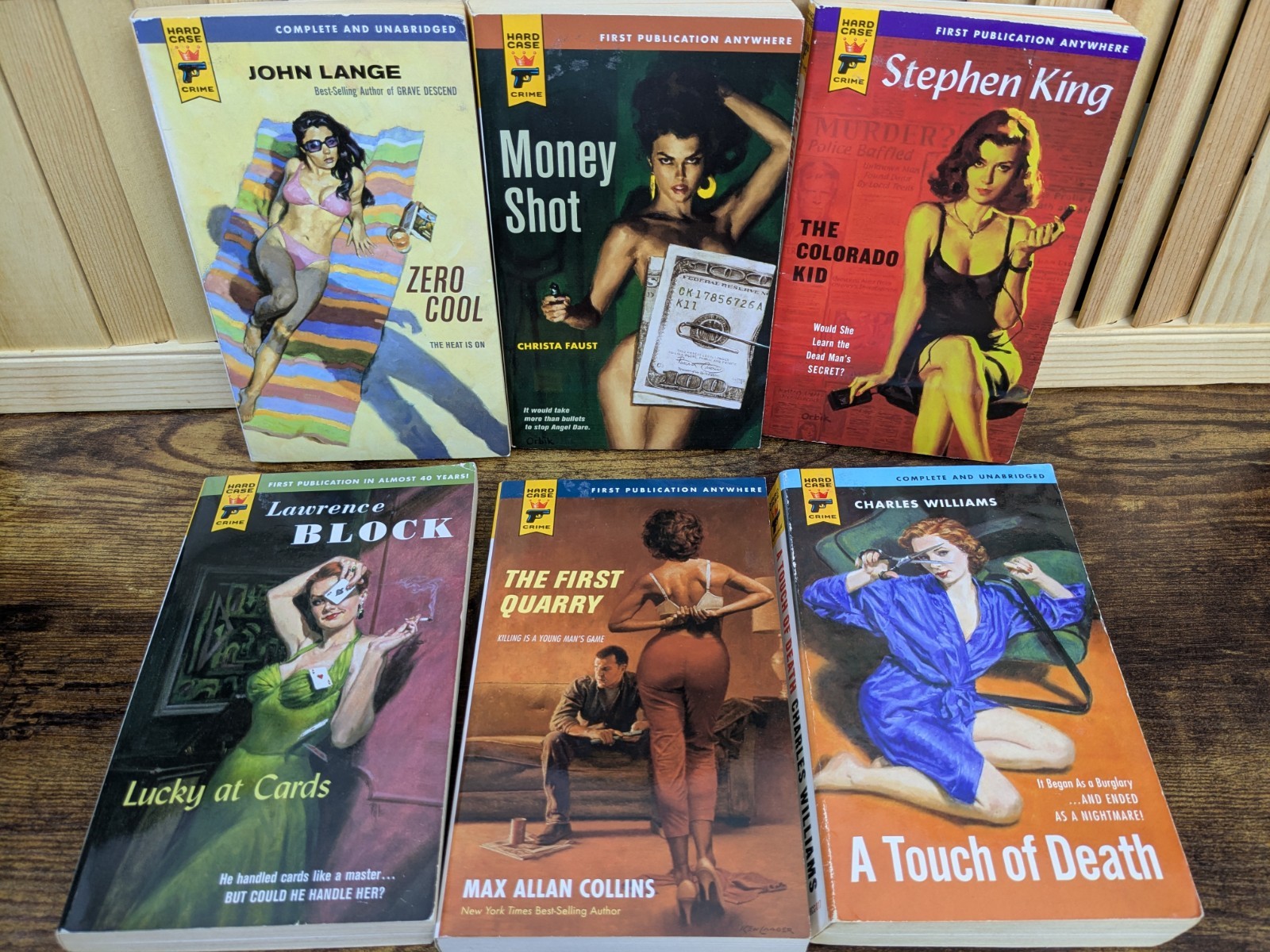 Hard Case Crime Series Book Lot of 11 Noir Thriller Mystery GUC