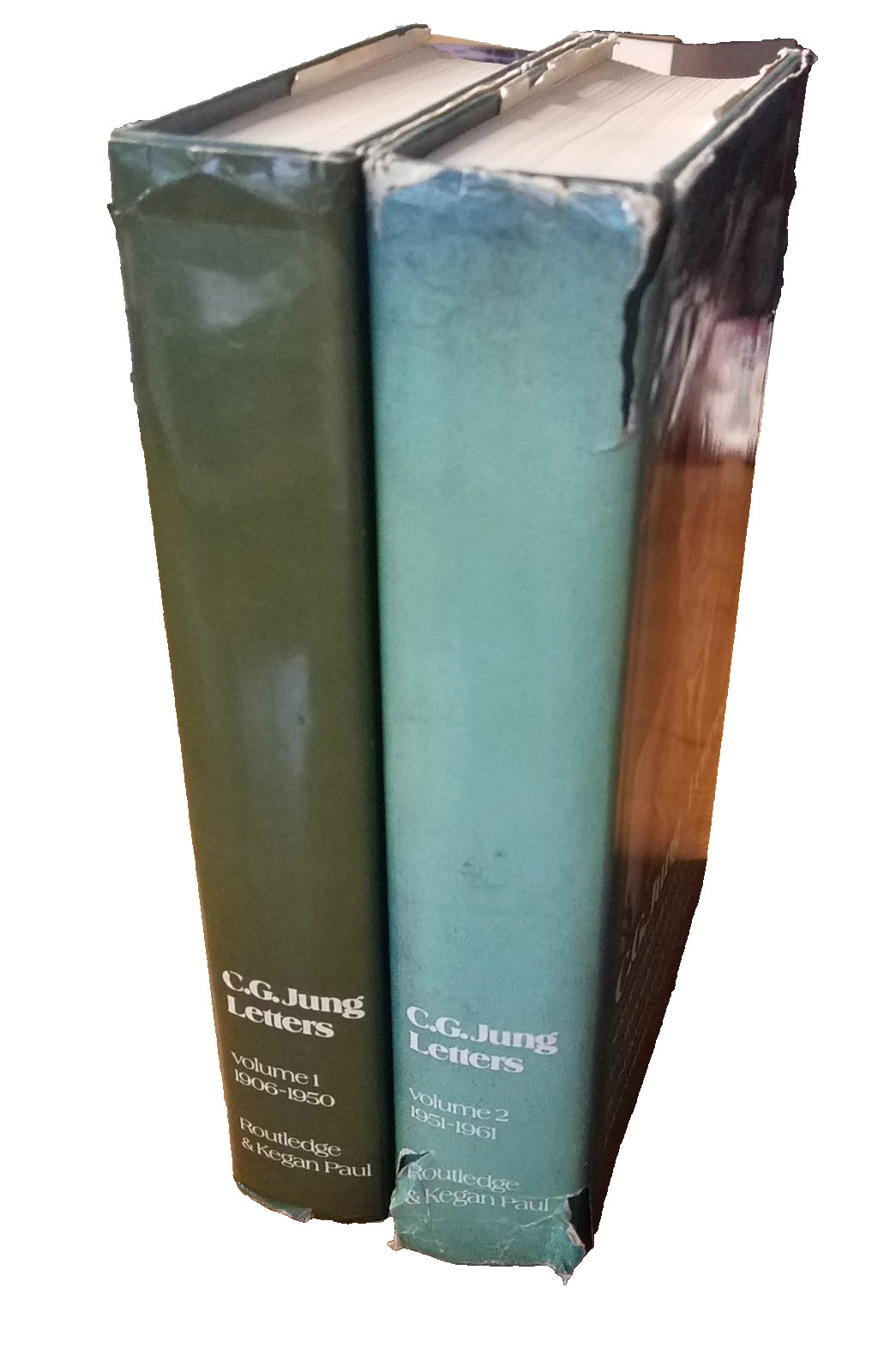 Carl G. Jung Letters 1906-1961 Gerhard Adler 2 Vol Set DJs Routledge 1973 Vtg VG
