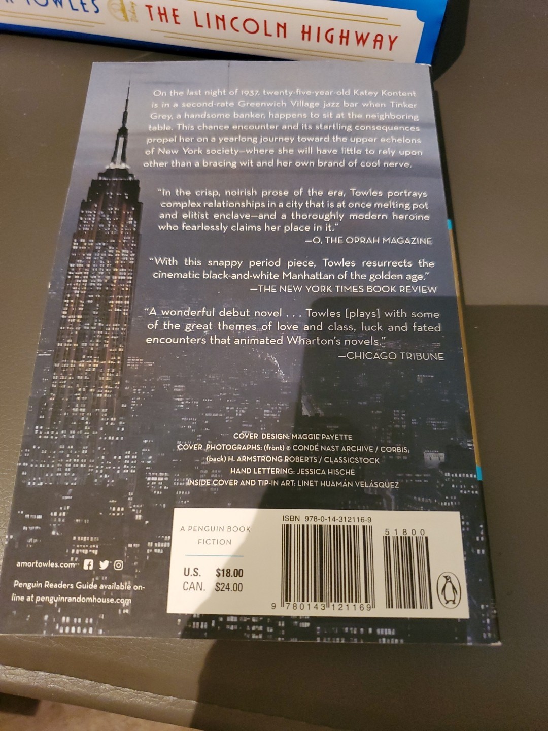 Rules of Civility: A Novel by Towles, Amor
