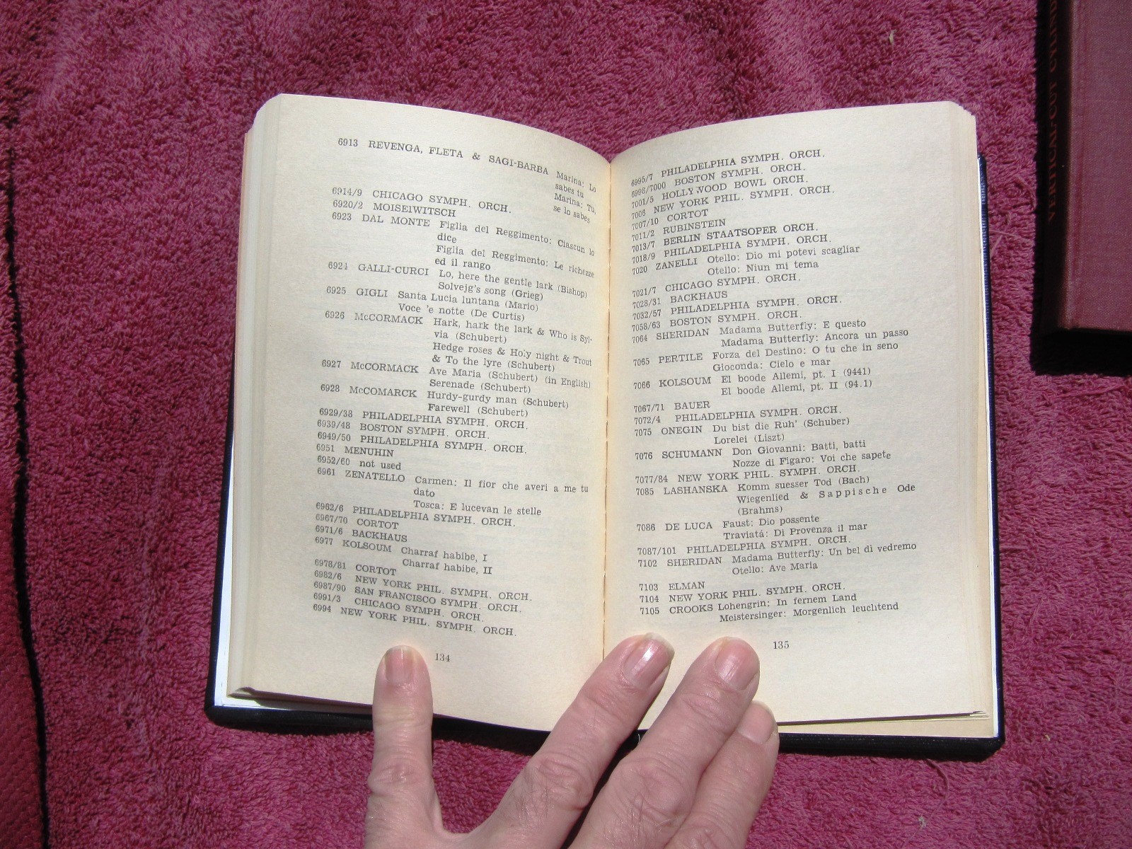 1964 VICTOR RED SEAL Discography Jacques Alain Leon Catalogo Victor Selo Vermelh