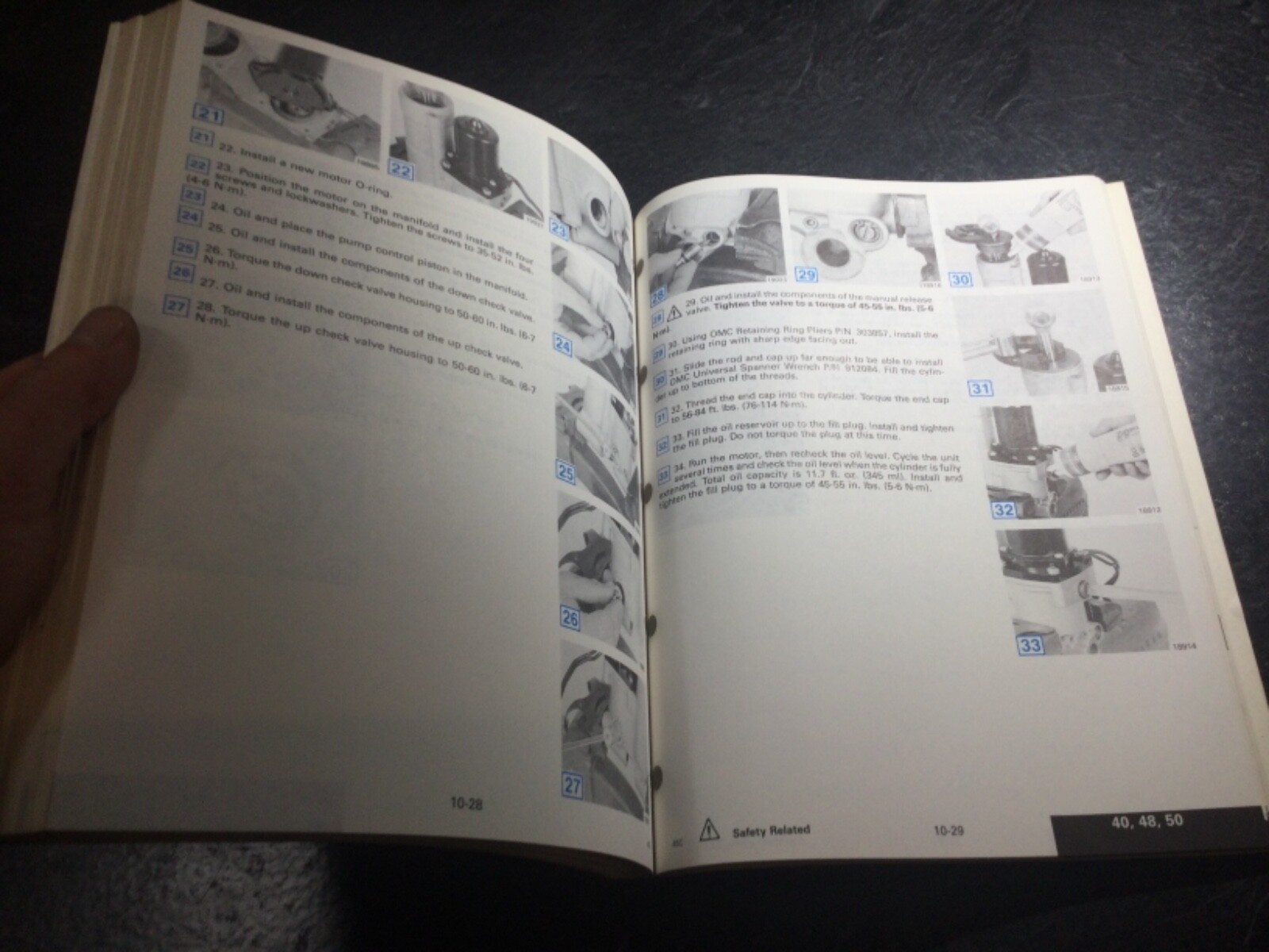 1989 Johnson Evinrude 40-55 HP Outboards OEM Service Manual CE 25 40 48 50 55 HP