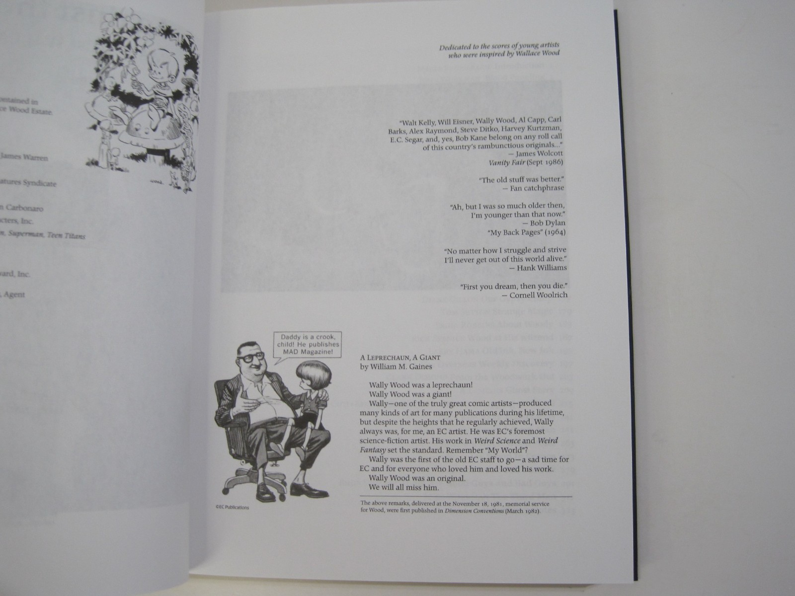 Against the Grain: Mad Artist Wallace Wood – Limited Edition Hardcover 2003