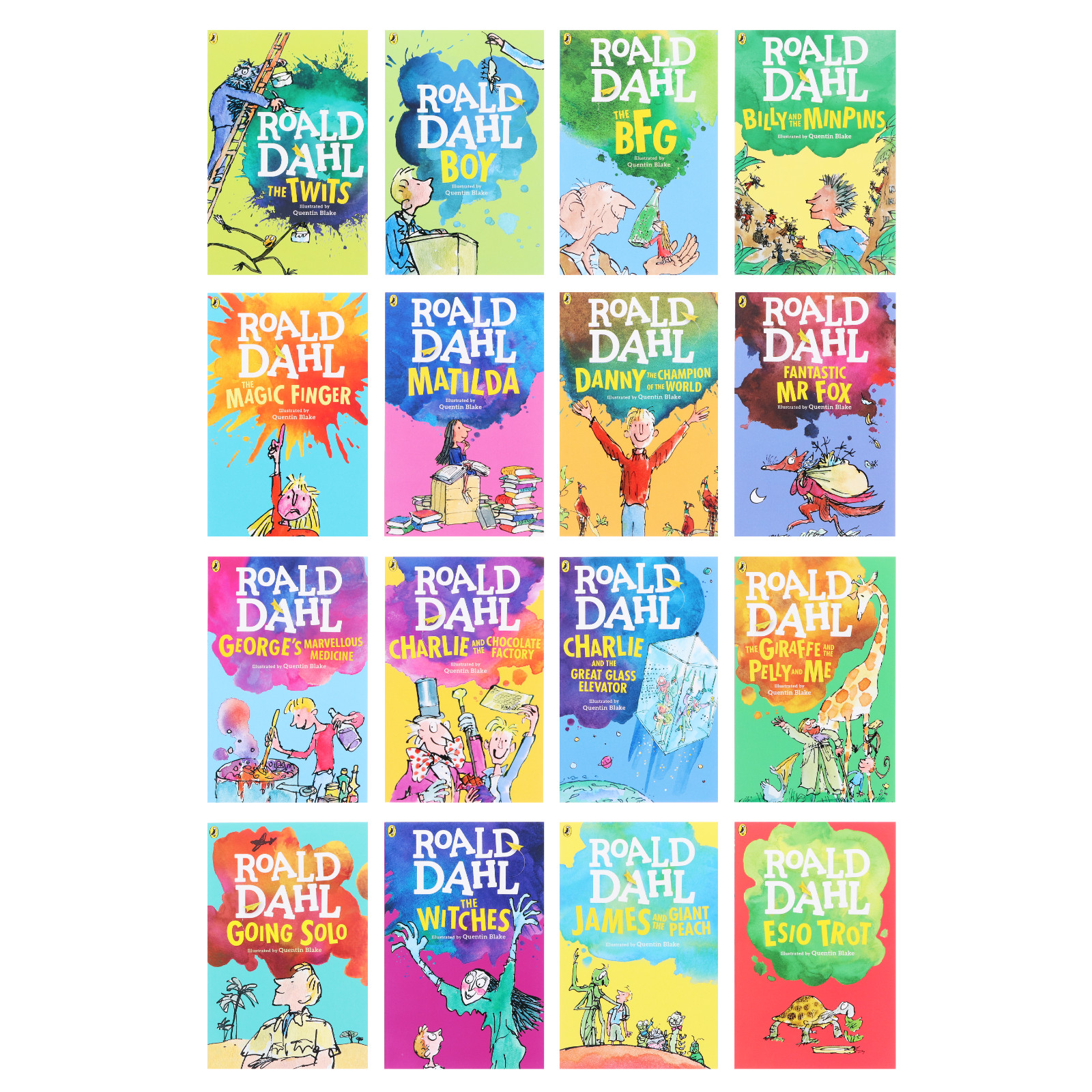 Roald Dahl Collection 16 Books Box Set – Ages 7-9 – Paperback