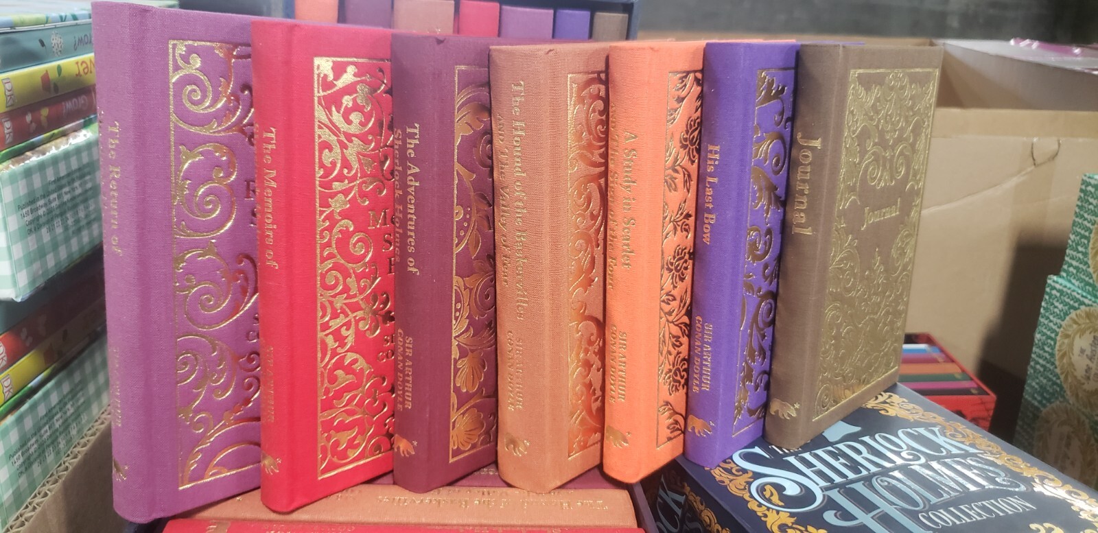 The Sherlock Holmes Collection: 6 Book SET PLUS JOURNAL DOES NOT INCLUDE THE BOX