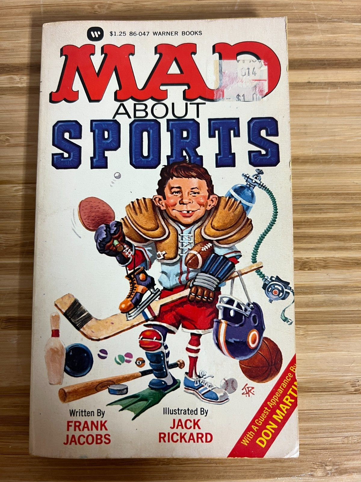 MAD ABOUT SPORTS ’75 Warner & Sports Mania by Tony Tallarico w/Joe Kiernan ’74