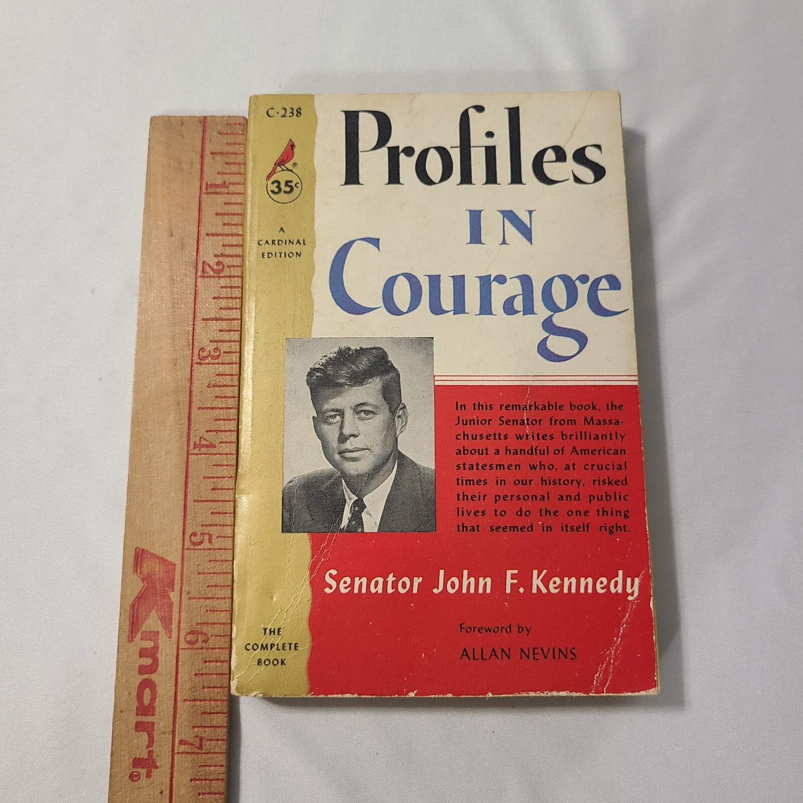 (First Printing Paperback) 1956 Profiles in Courage by Senator John F. Kennedy