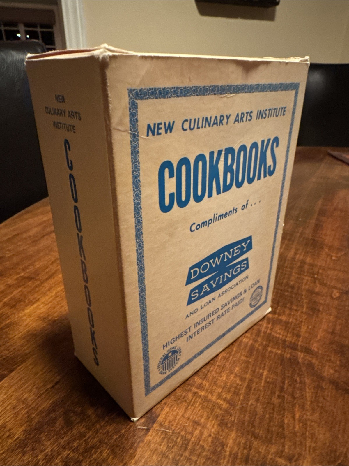 New Culinary Arts Institute Cookbooks 20 in box. Downey Savings Promo CLEAN