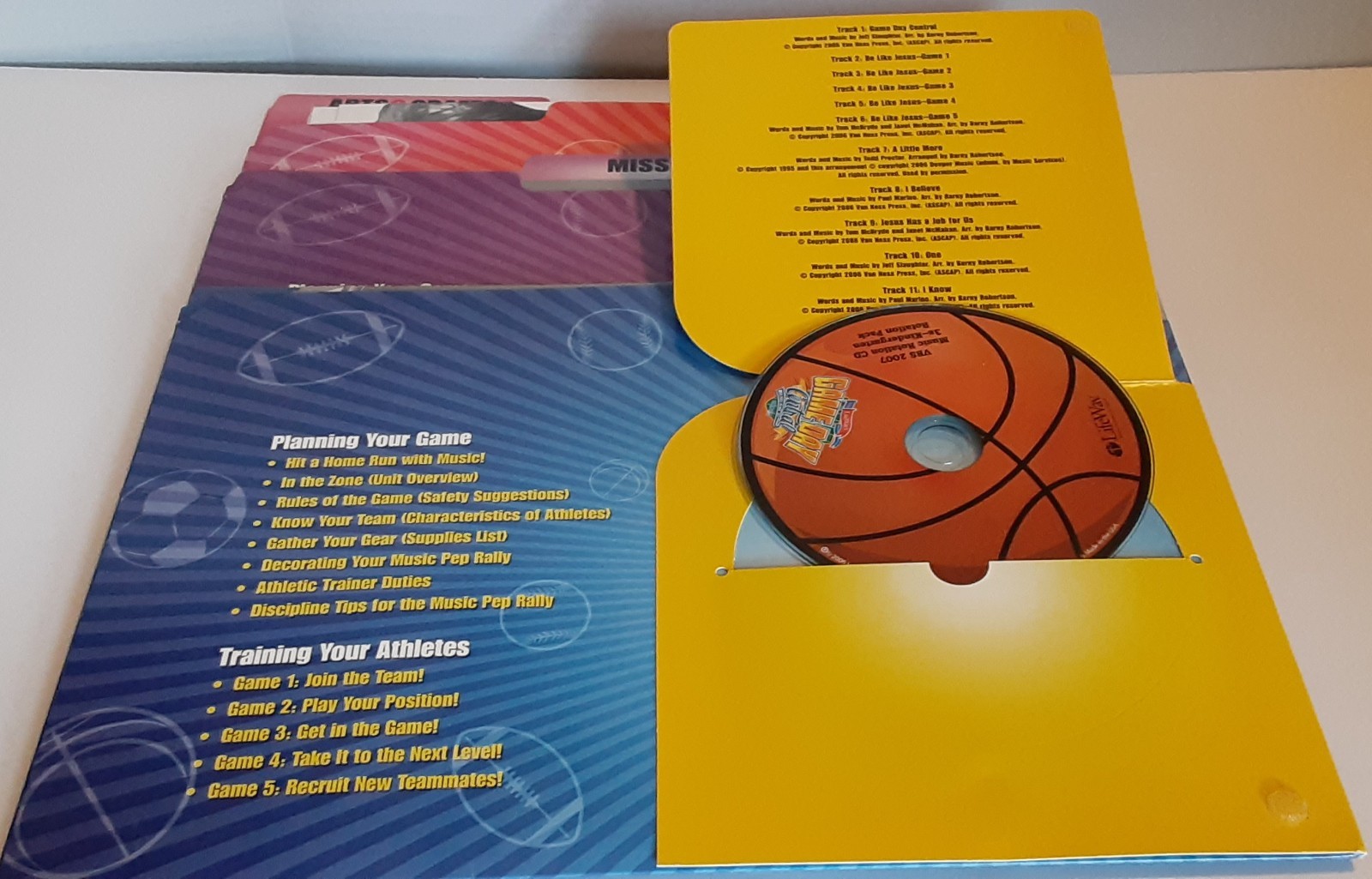 Lifeway’s Game Day Central 2007 VBS 3s Kindergarten Rotation Pack DVD/CD/CD-Rom