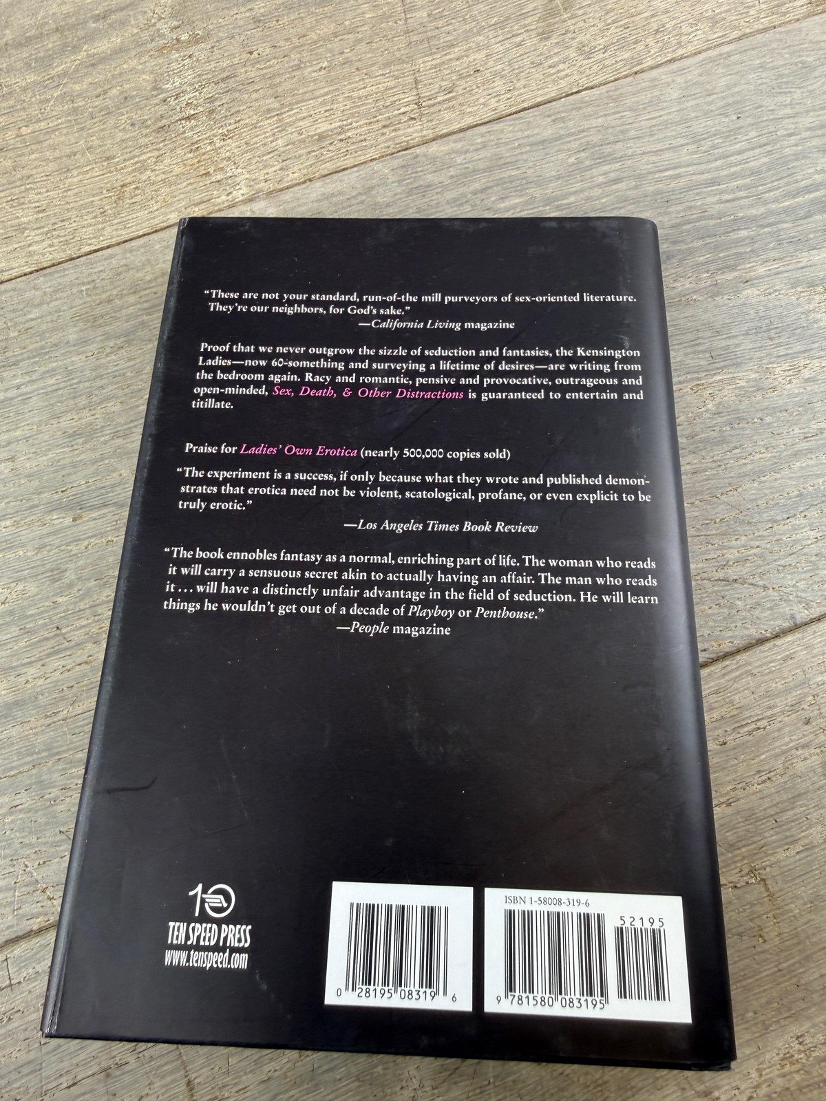 Sex, Death & Other Distractions Kensington Ladies Signed 1st HC 2002 Ten Speed