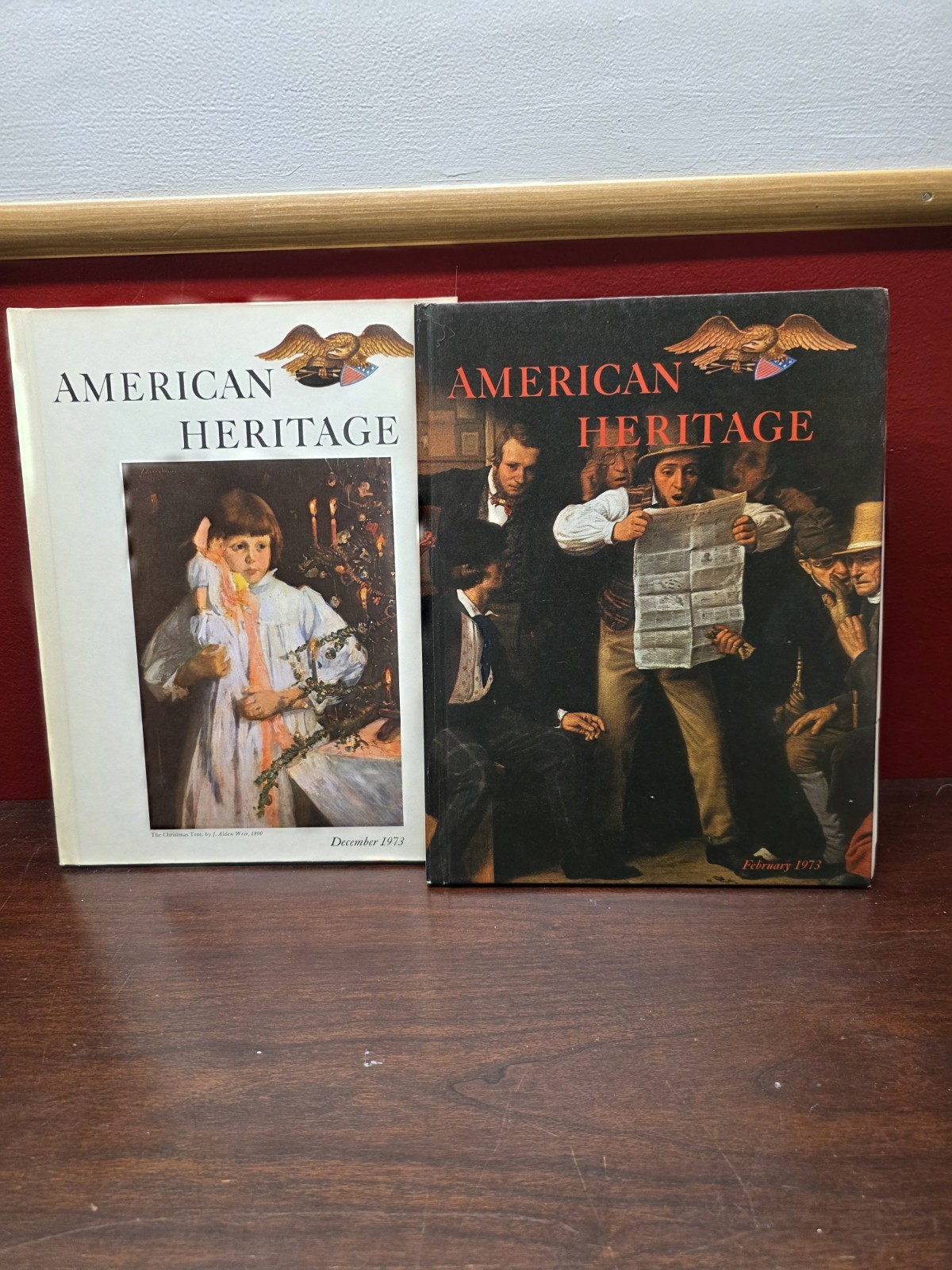 American Heritage 6 HC Books magazines Vol XXIV 1972-73 With Index Vintage